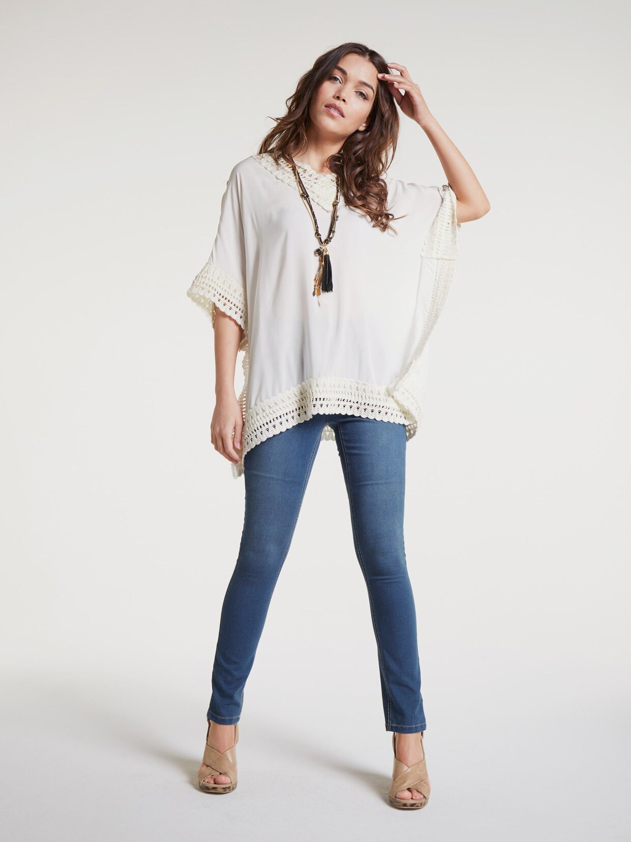 Linea Tesini Tunika - offwhite