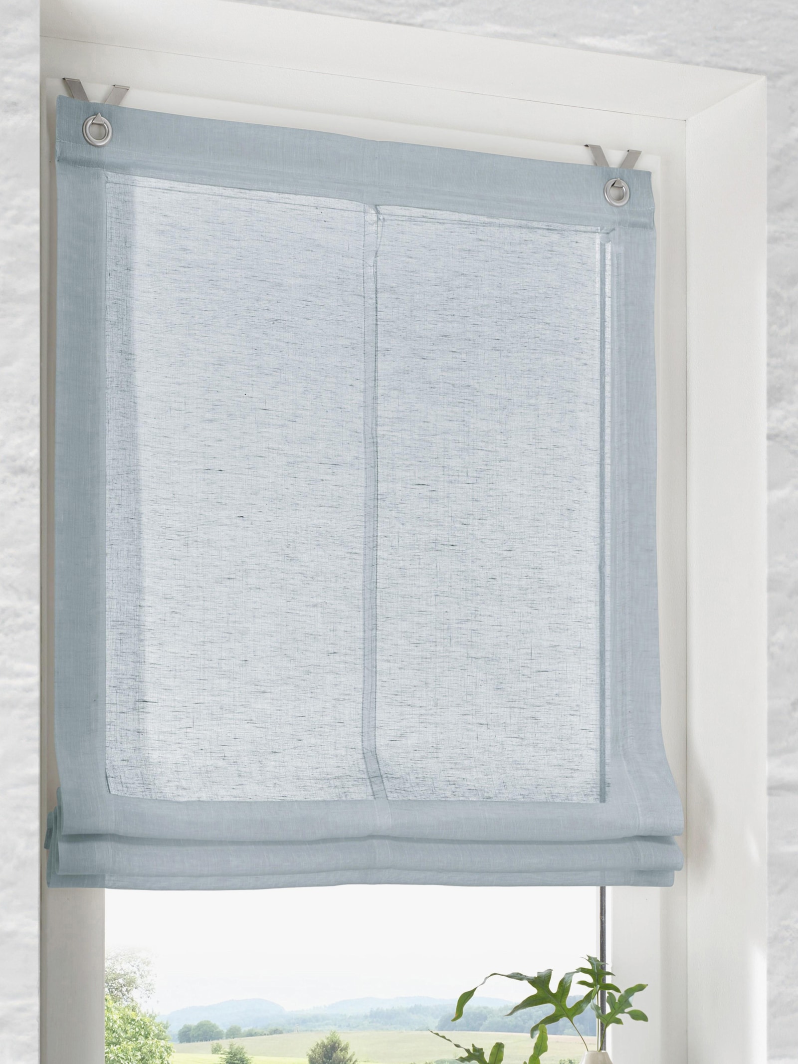 heine home Raffrollo - blau