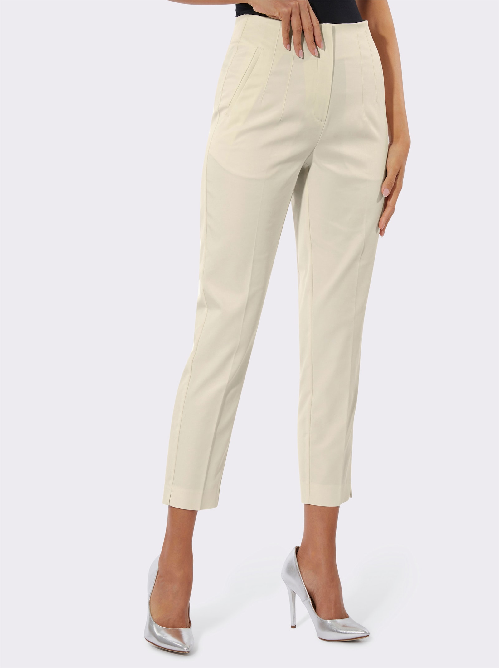 Lyocell-Mix-Hose - champagner