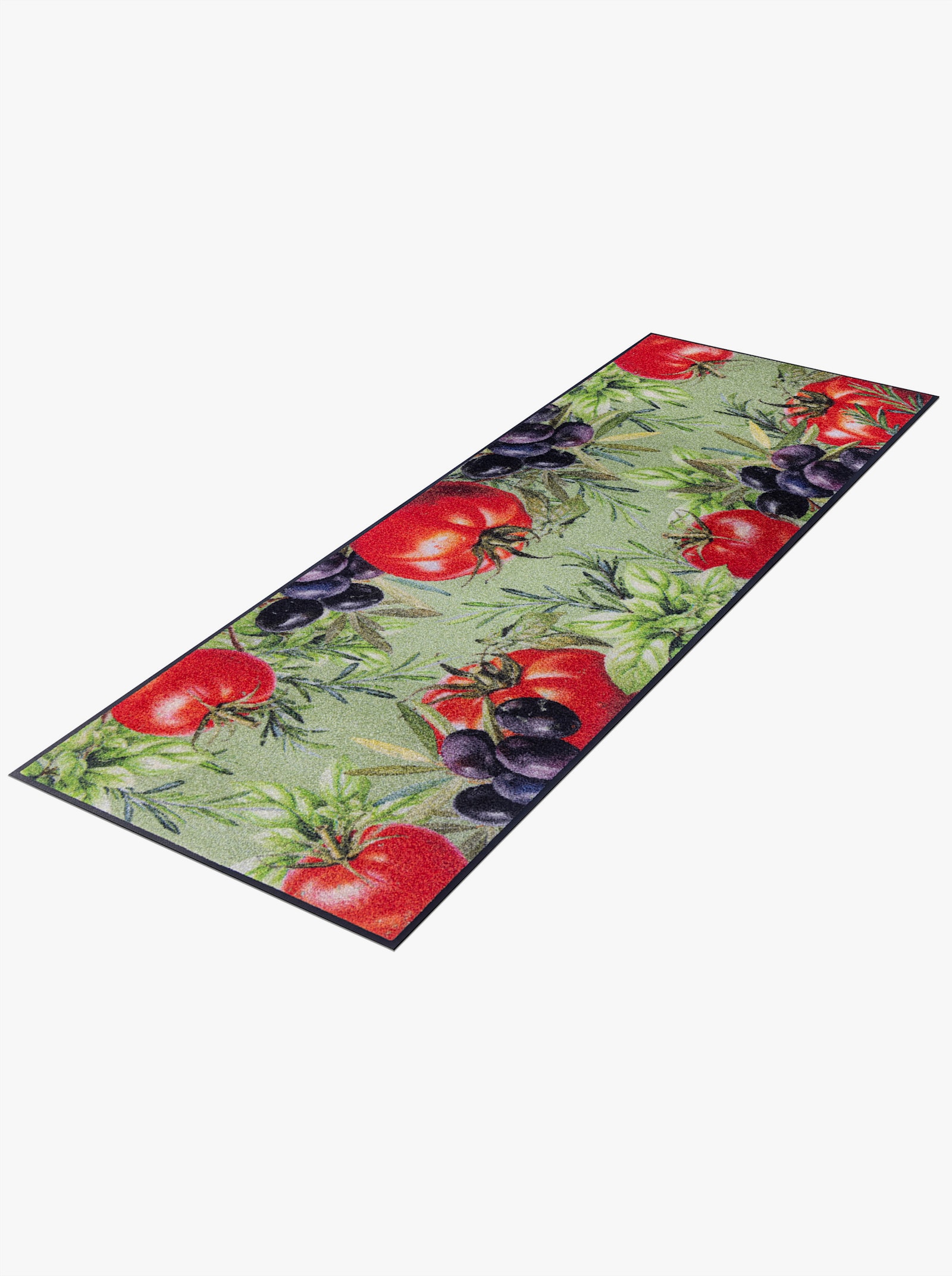 wash+dry by Kleen-Tex Fußmatte - grün-rot