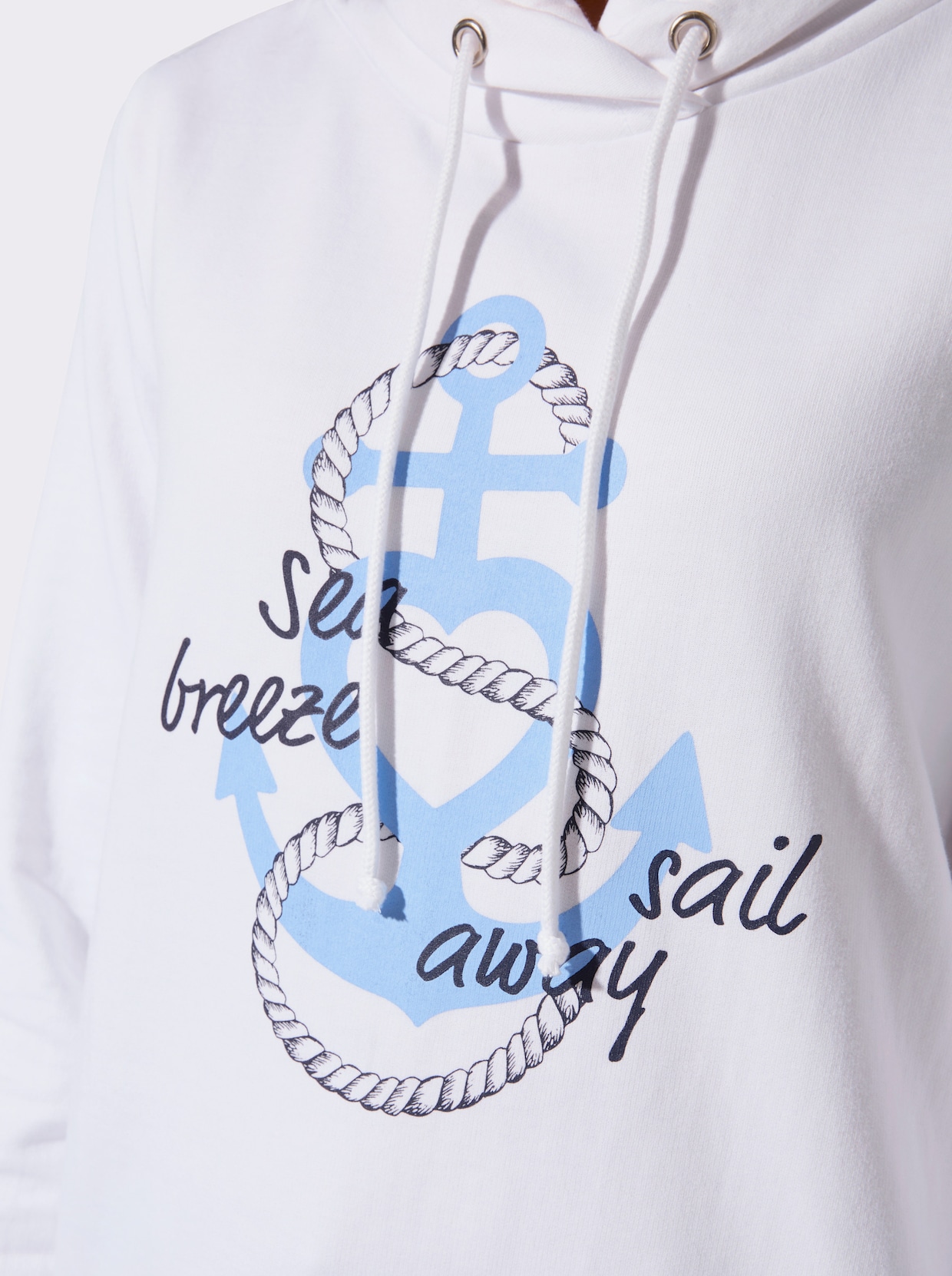 Sweatshirt - weiß