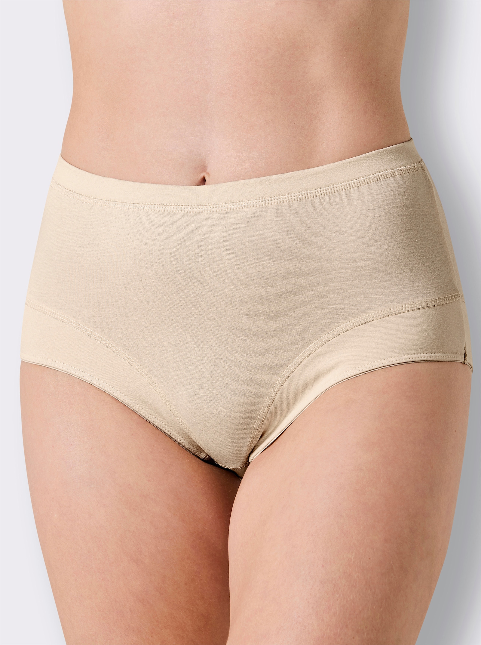 wäschepur Taillenslip mit breitem, weichem Bund - elfenbein