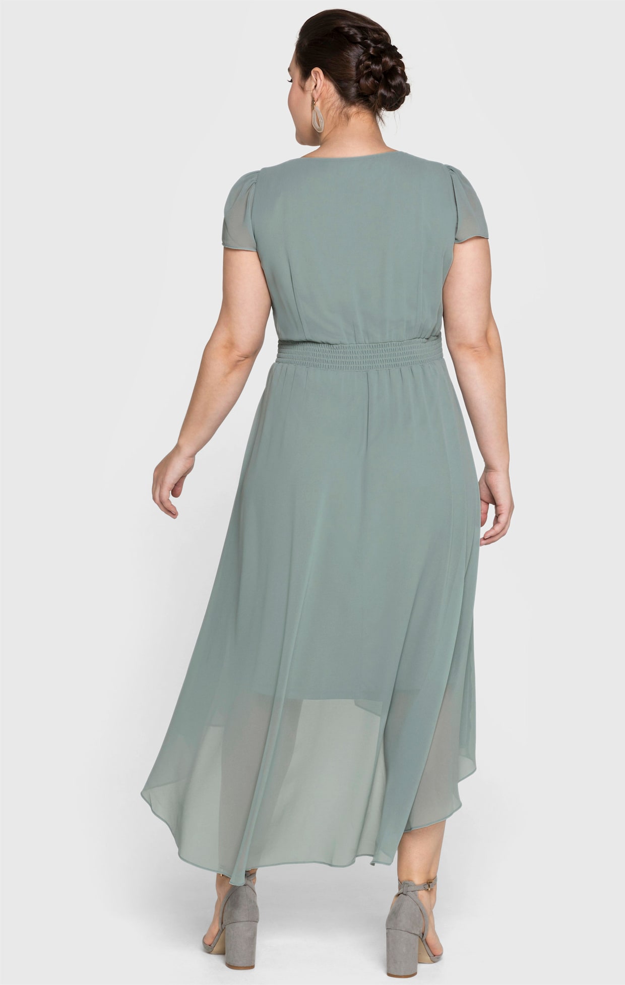 sheego Abendkleid - eukalyptus
