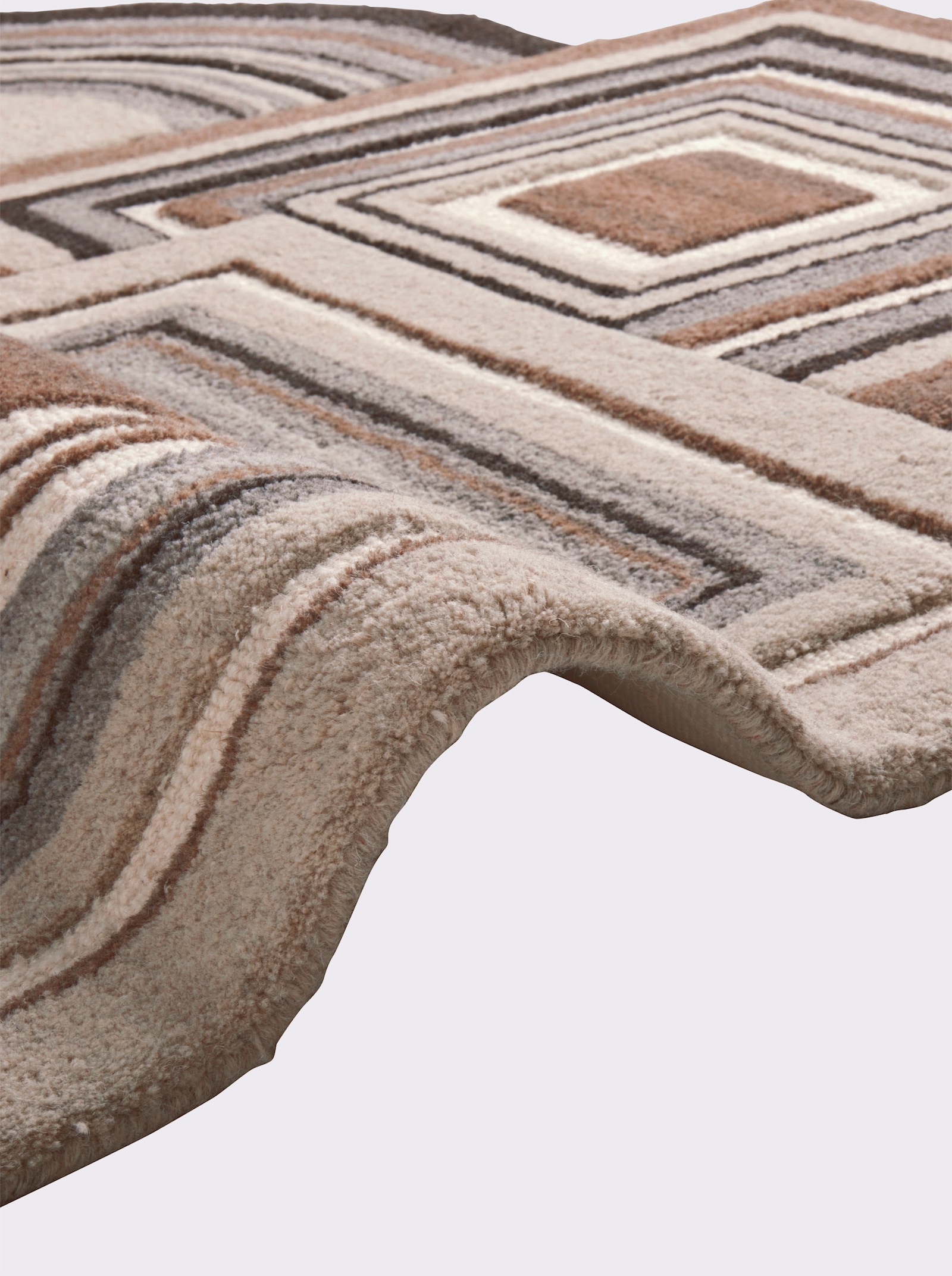 heine home Teppich - braun-beige