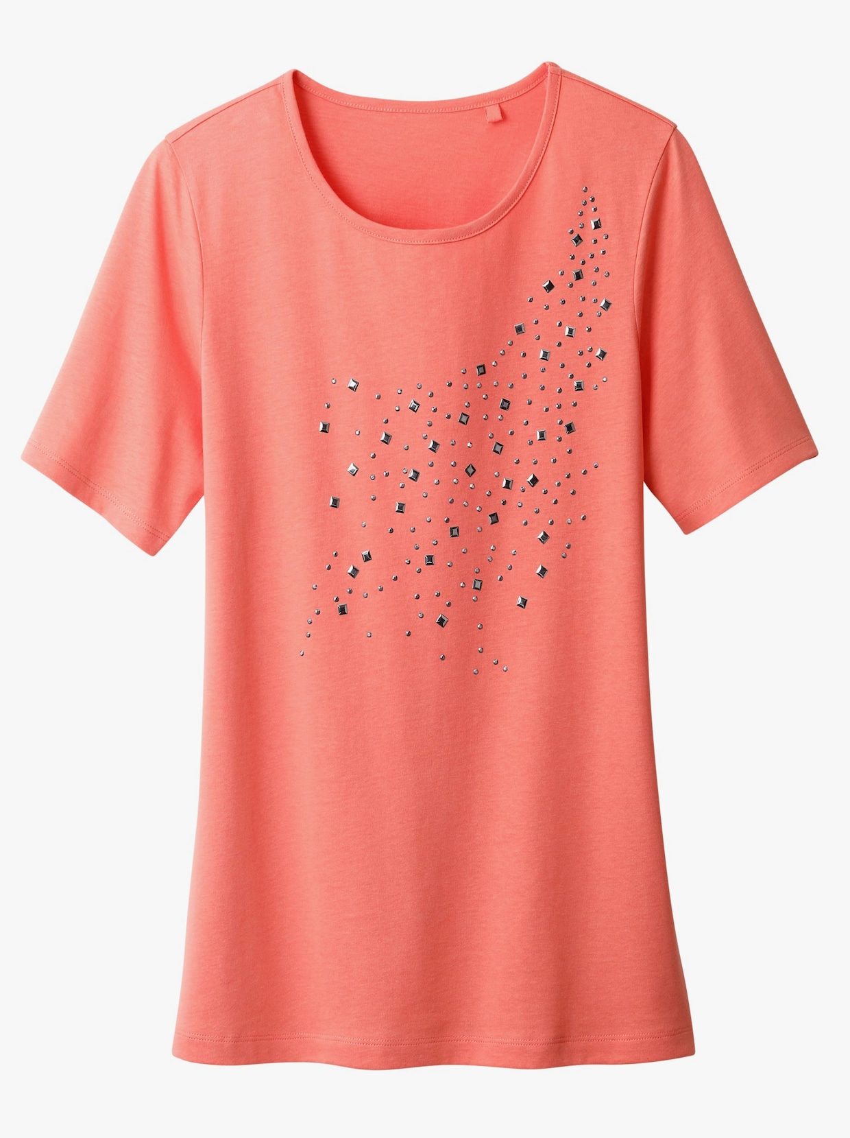 Shirt met korte mouwen - koraalrood