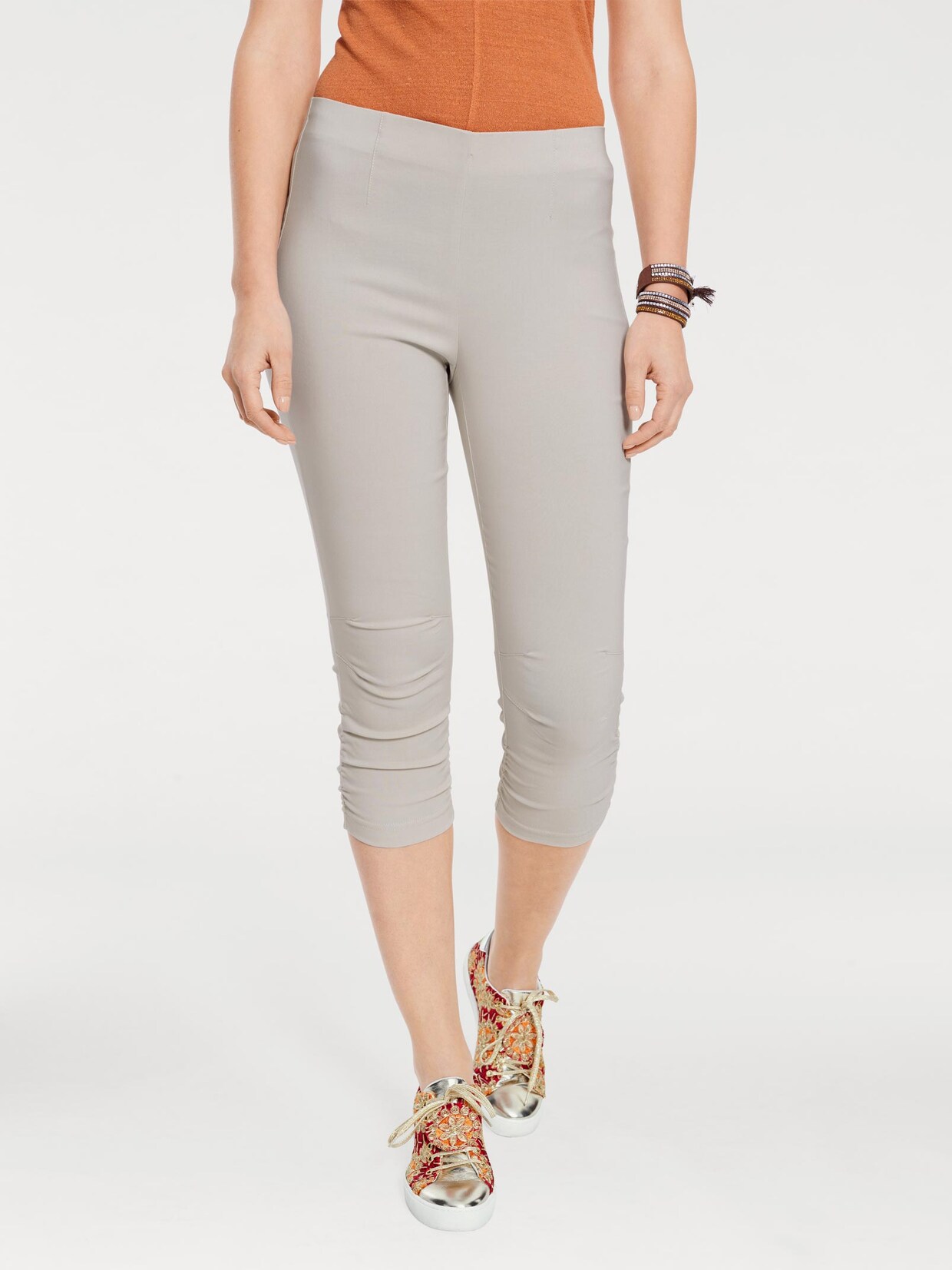 Linea Tesini Capri-Hose - sand