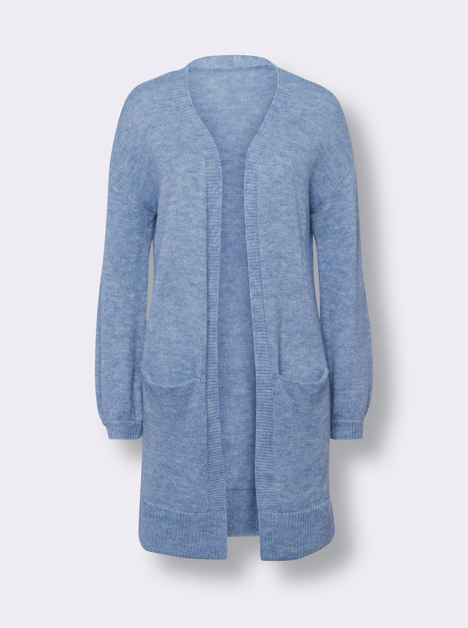 heine Veste en tricot avec poches - bleu