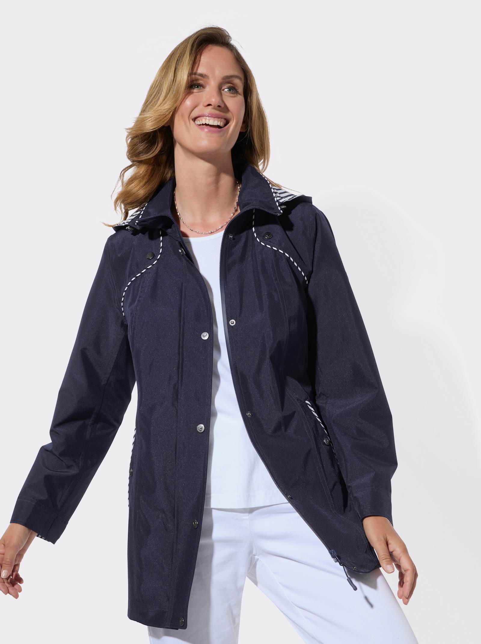 Funktionsjacke wind- und wasserabweisend - marine