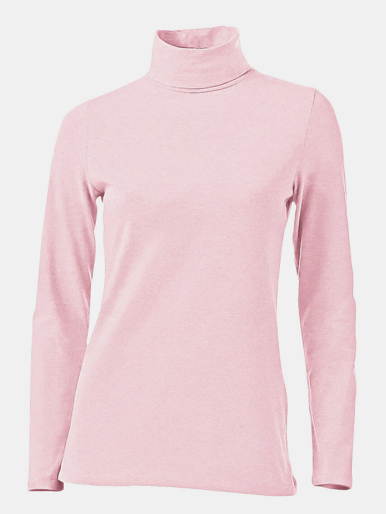 Best Connections Rollkragen-Shirt - rosé
