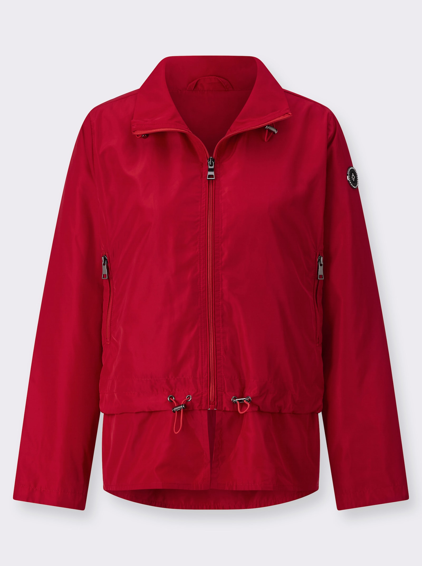 Blousonjacke mit Tunnelzug - rot