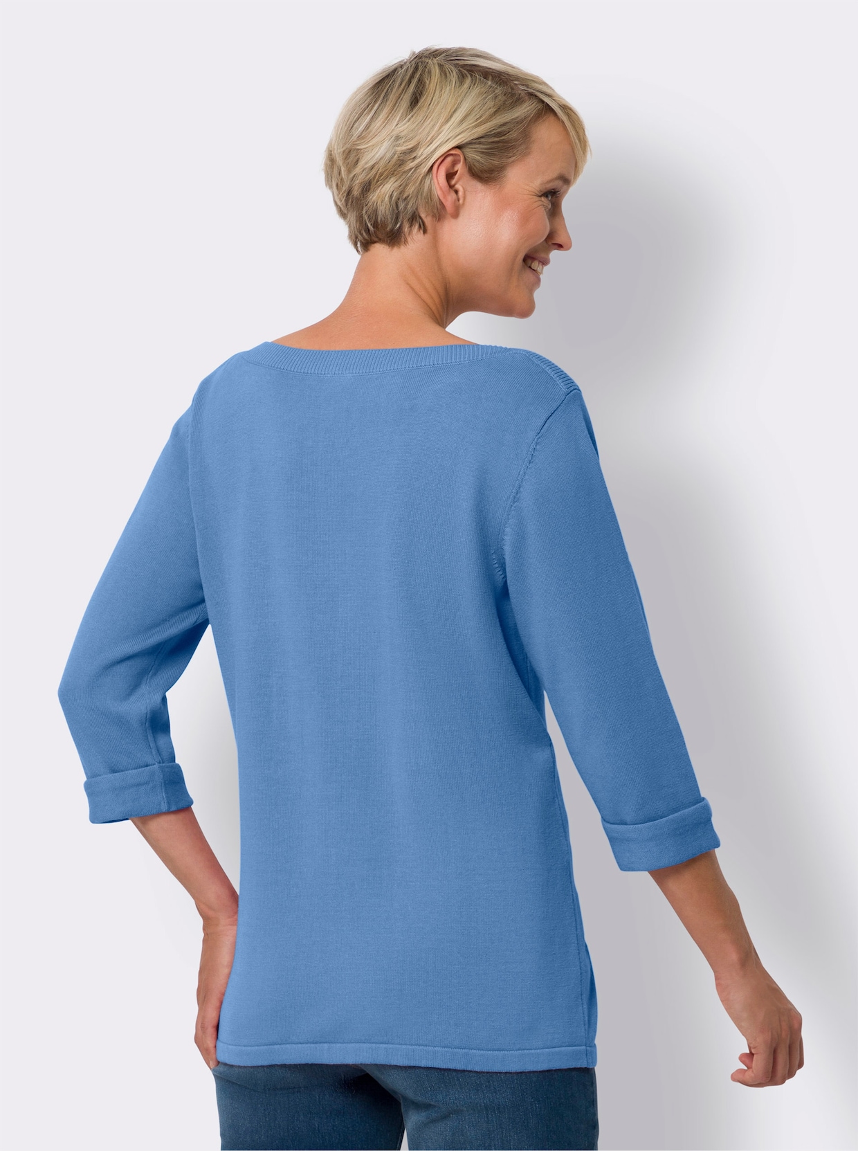 Pullover - himmelblau