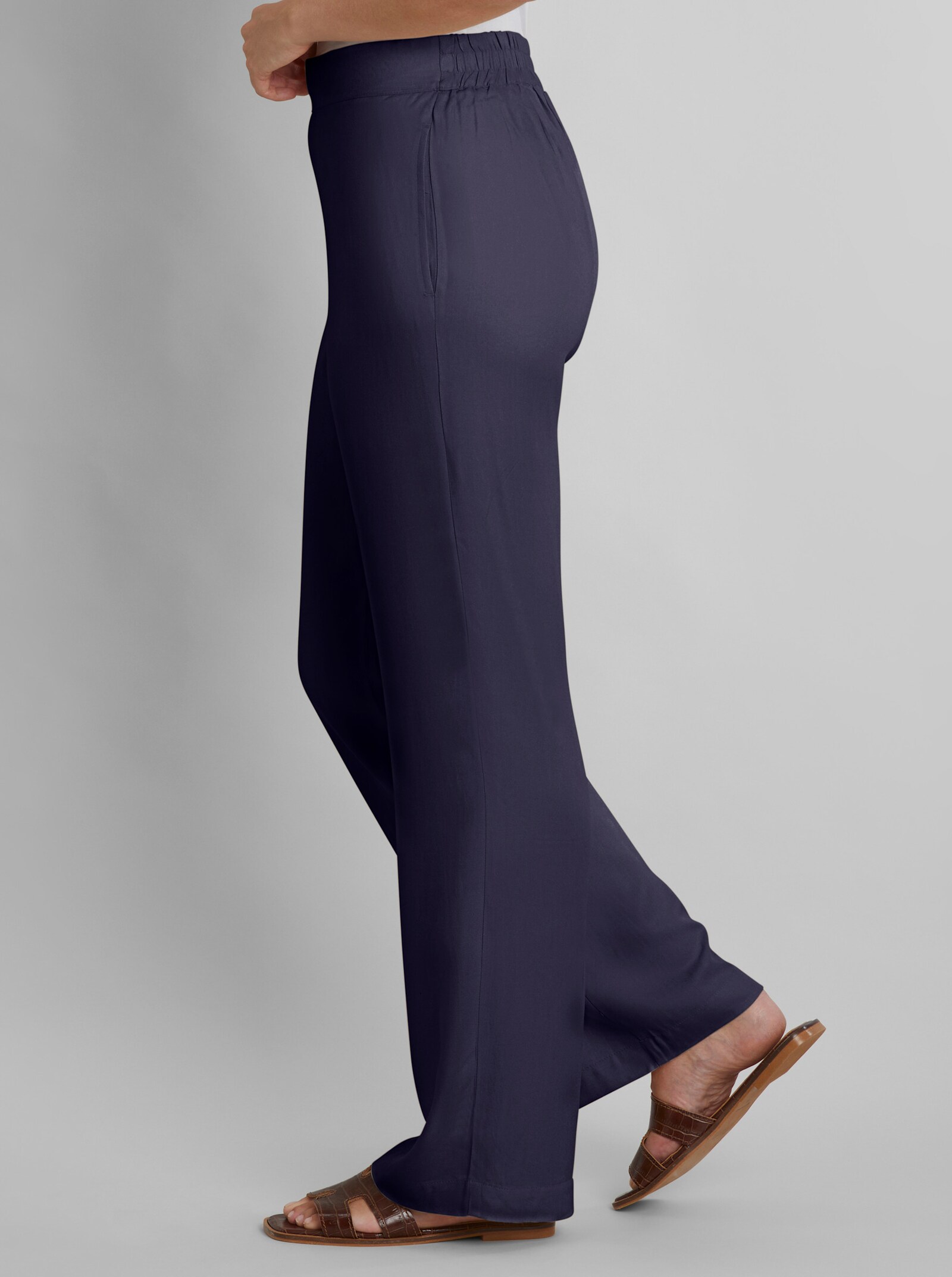 heine Hose mit Dehnbund - marine