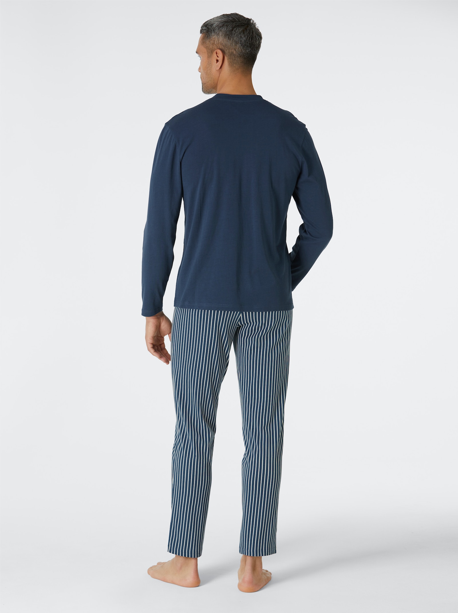 KINGsCLUB Pyžama - bordó+tmavěmodrá