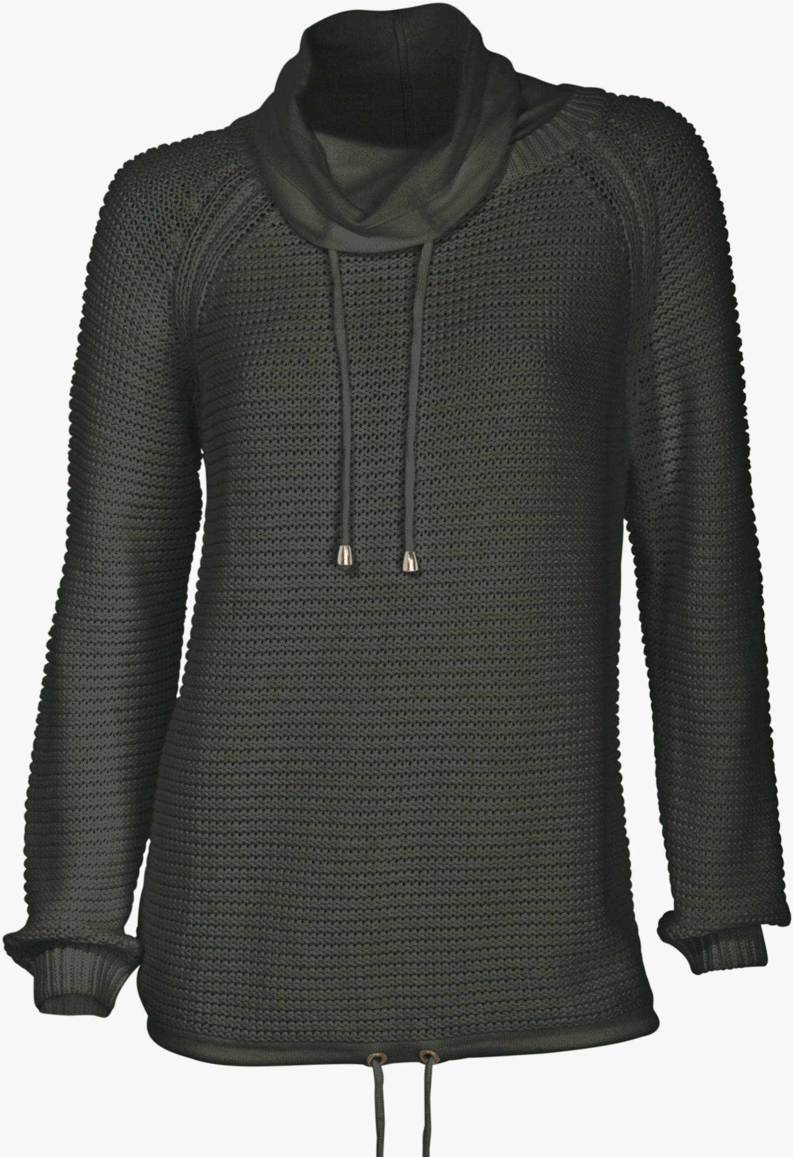 heine Troyer mit Raglanärmeln - oliv