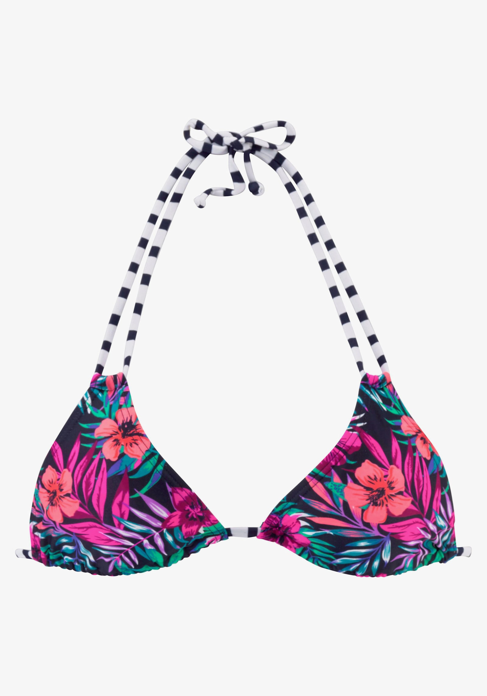 Venice Beach Triangel-Bikini-Top - marine-bedruckt