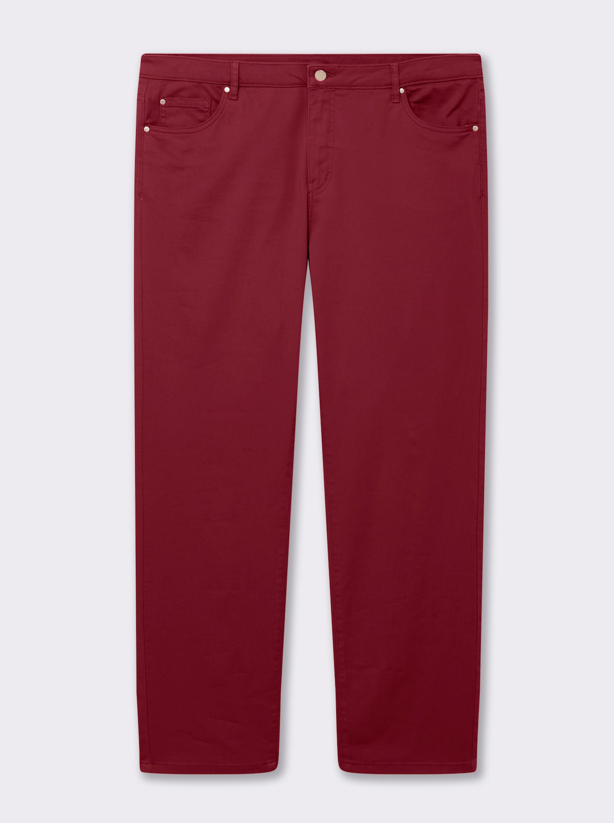 5-Pocket-Jeans - dunkelrot