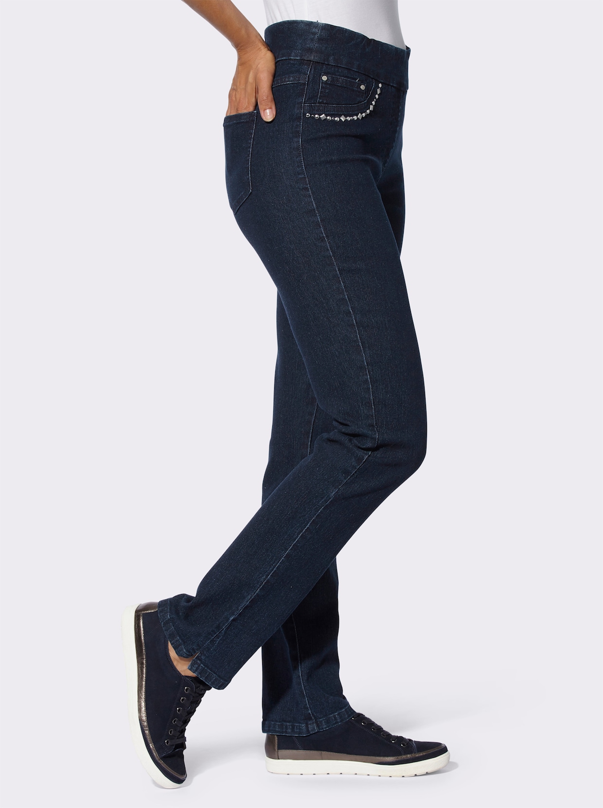 Stretch jeans - dark-blue