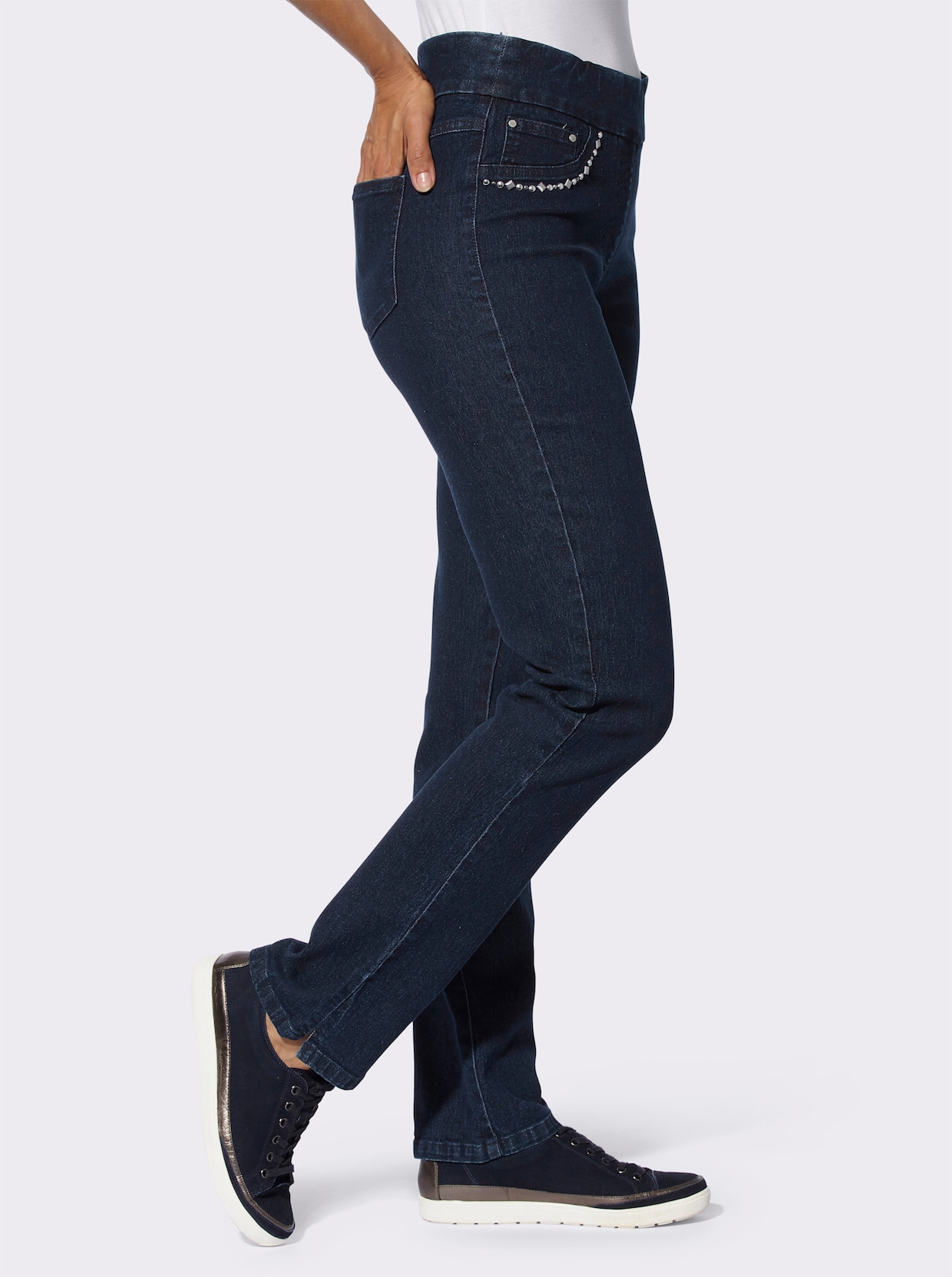 Stretch-Jeans - dark blue