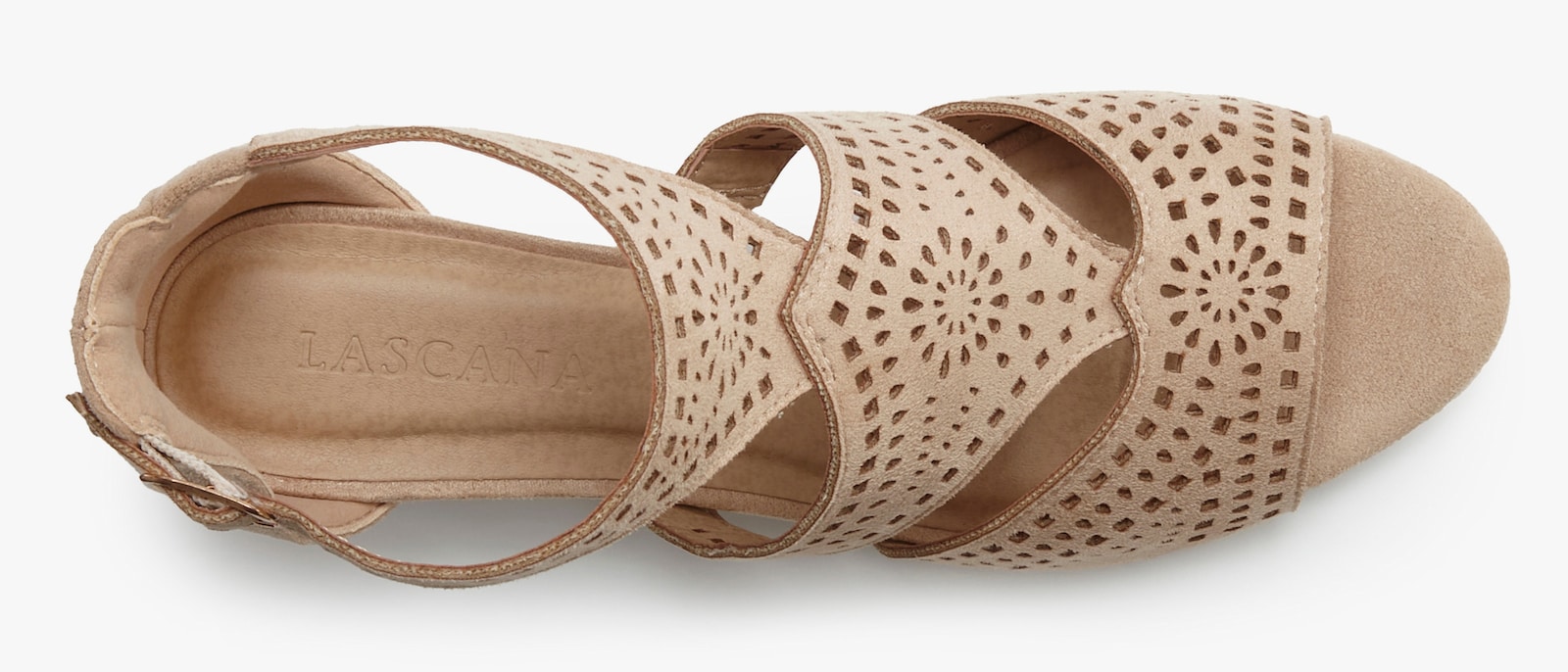 LASCANA Riemchensandalette - beige