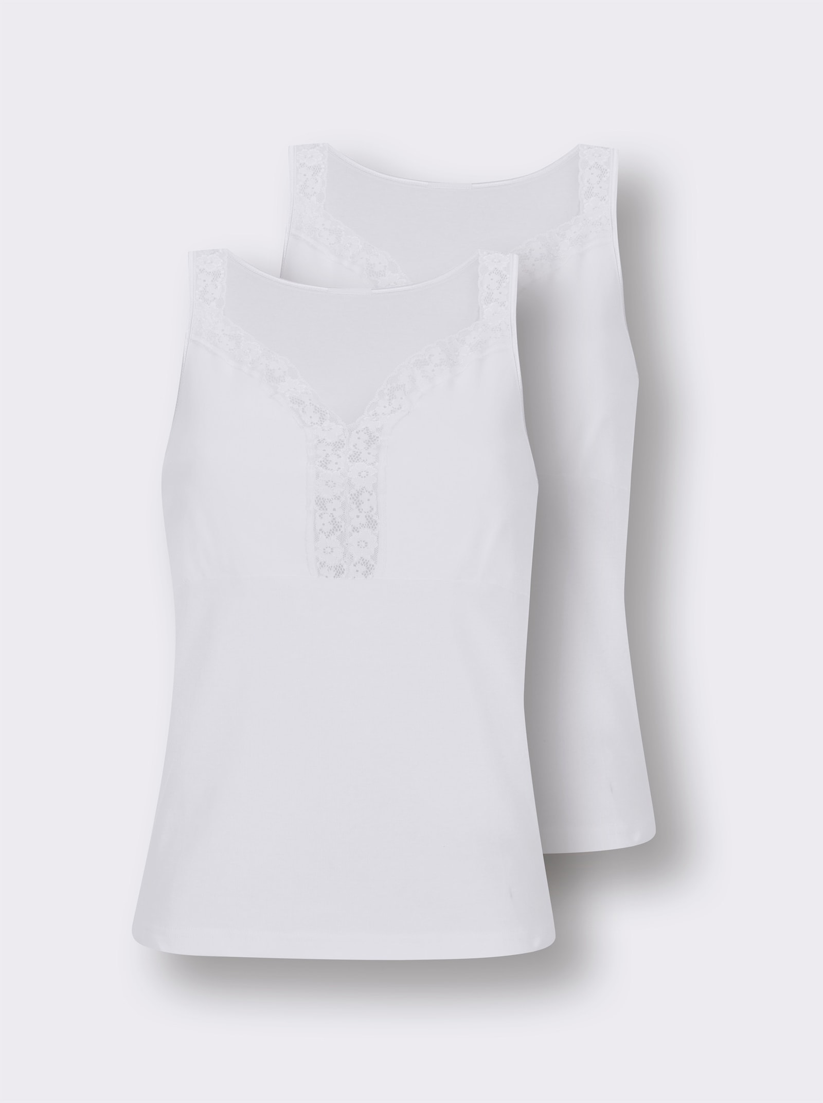 wäschepur Behahemd zonder beugel - wit