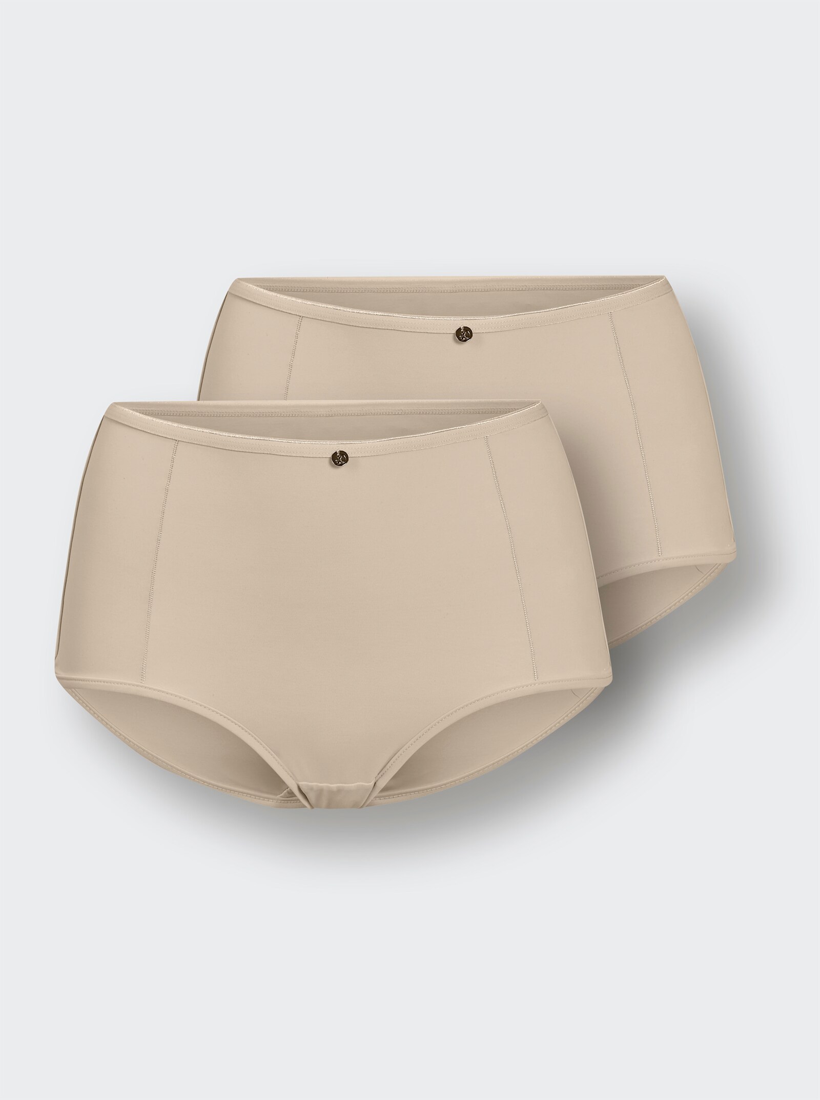 wäschepur Hipster mit flachen Abschlüssen - elfenbein