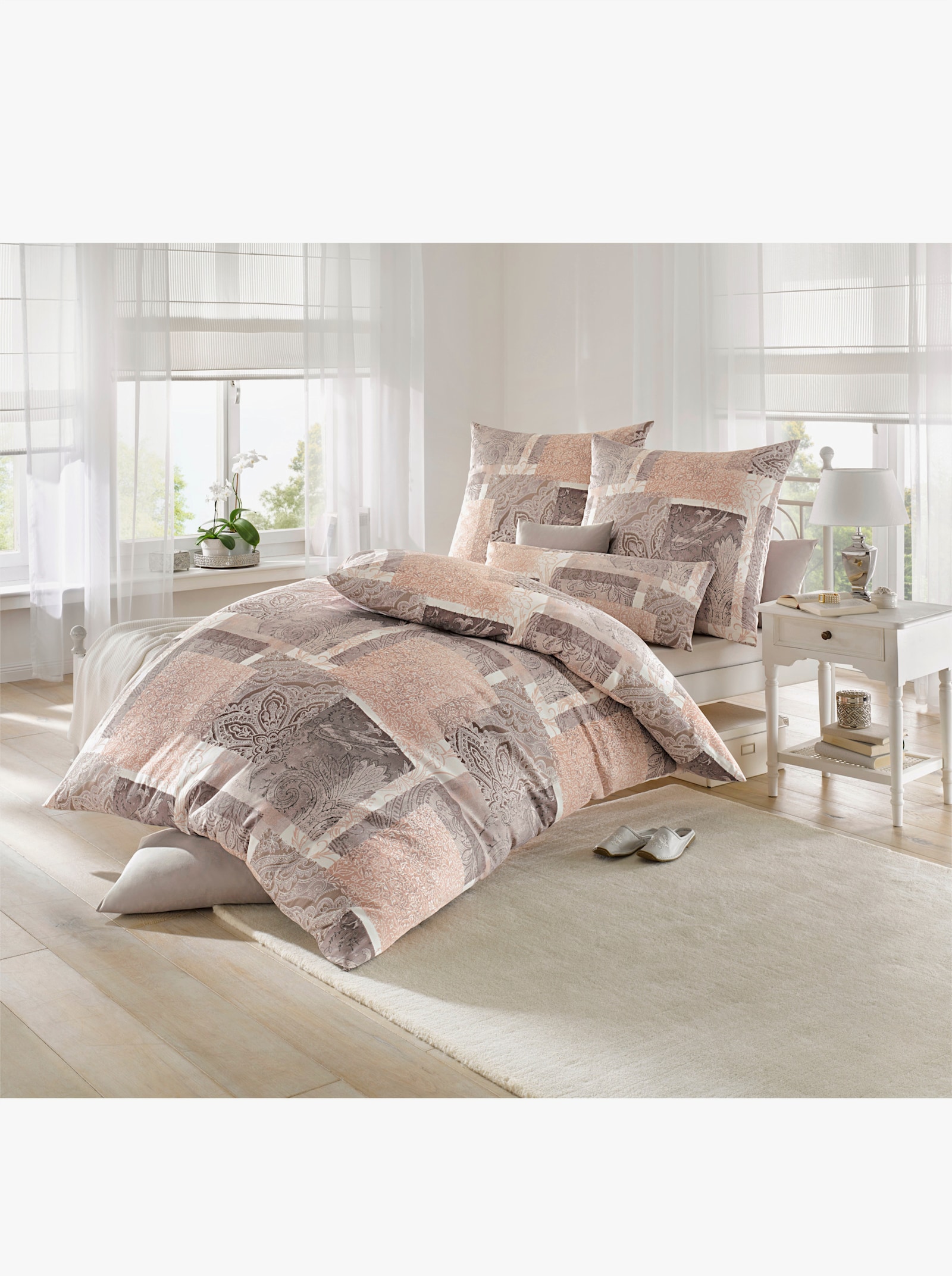 Biberna Bettwäsche - taupe