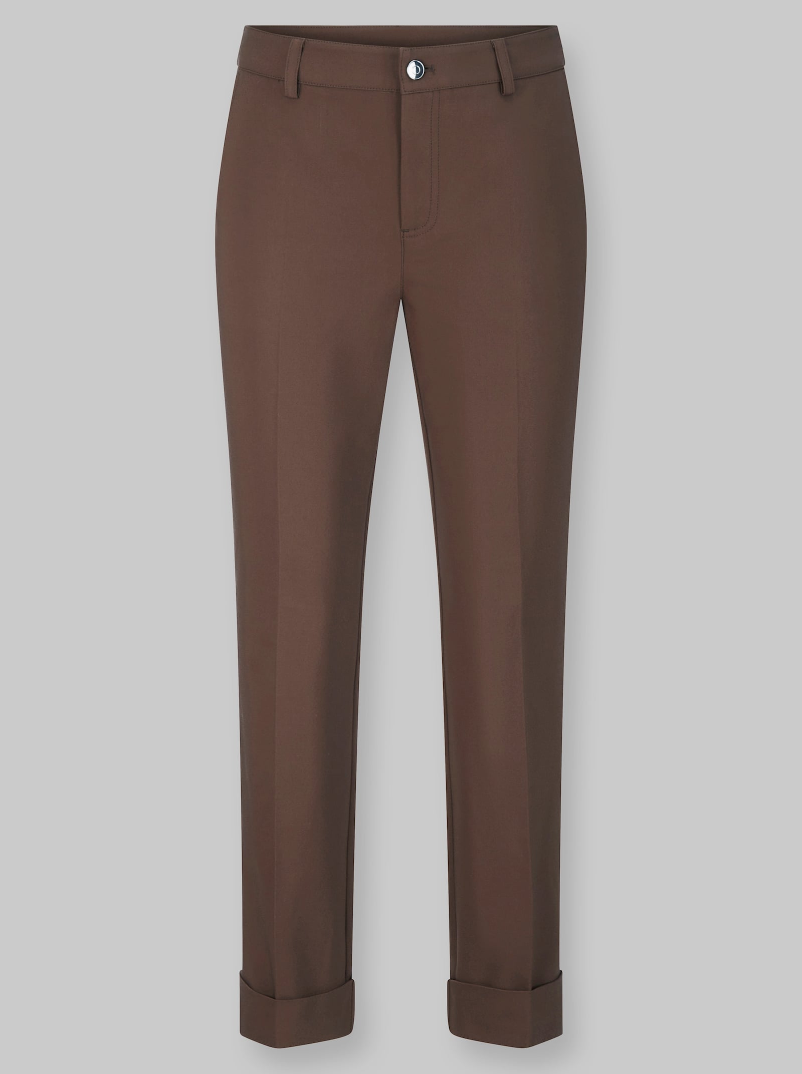 heine Hosen mit Bügelfalten - schoko