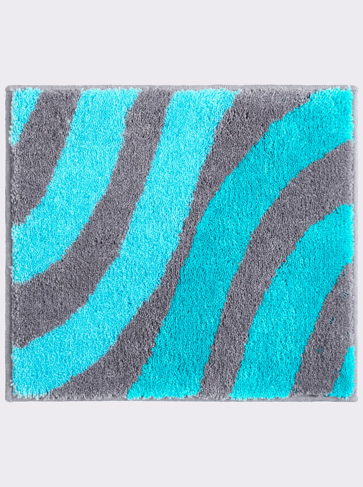 Grund Tapis de bain - turquoise anthracite