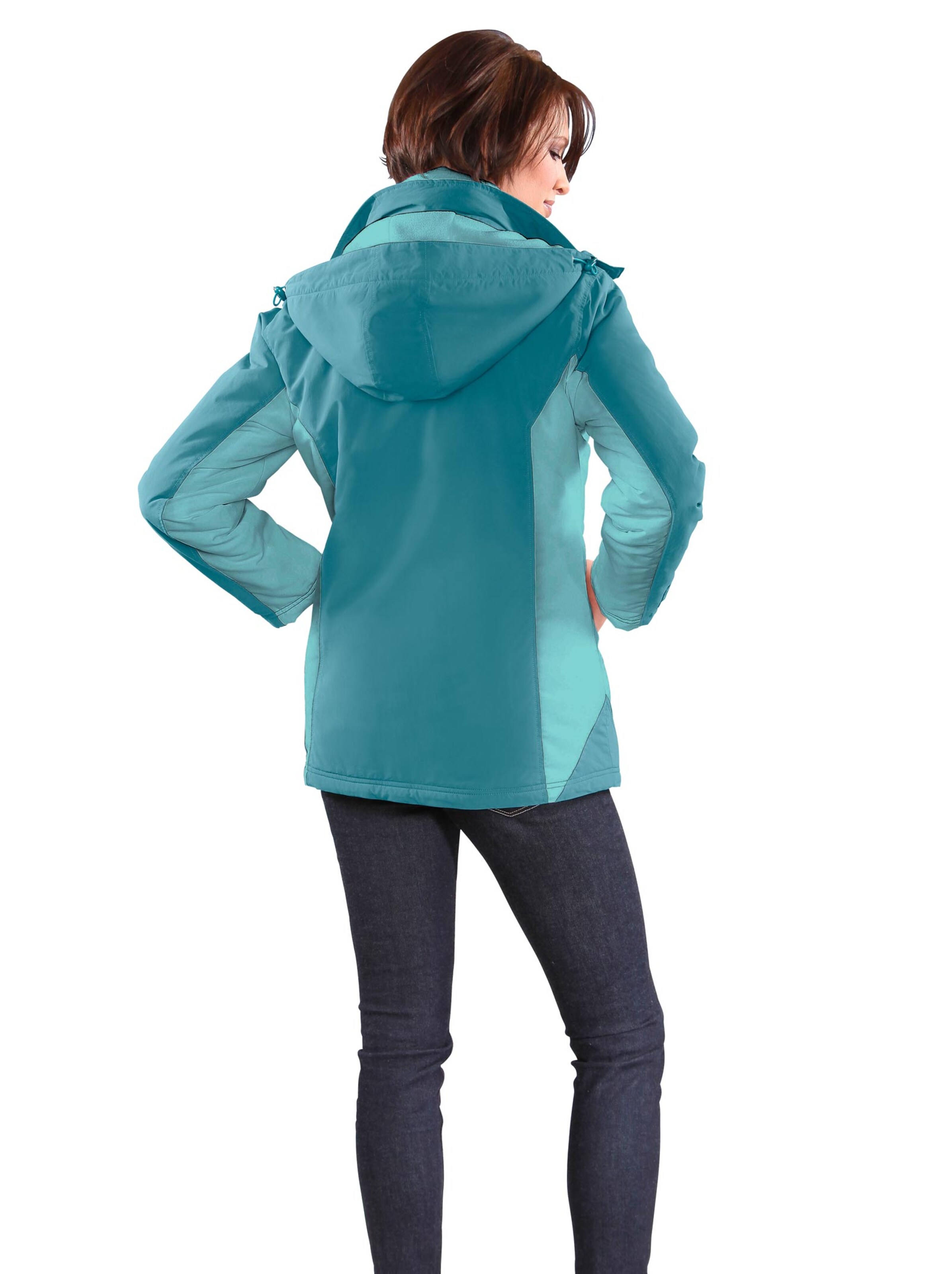 Jacke - petrol-wintertürkis