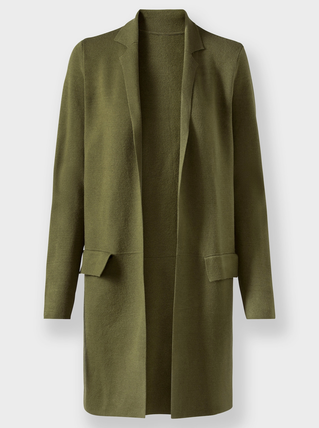 heine Manteau en tricot - vert olive