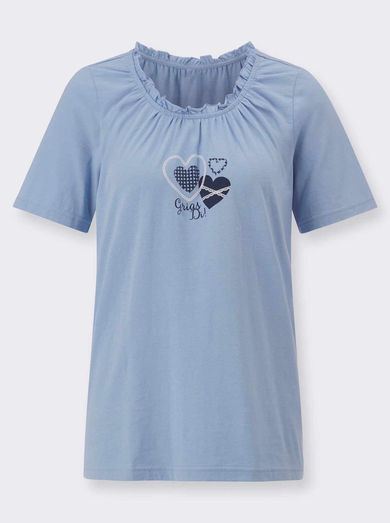 Traditioneel shirt - bleu/marine