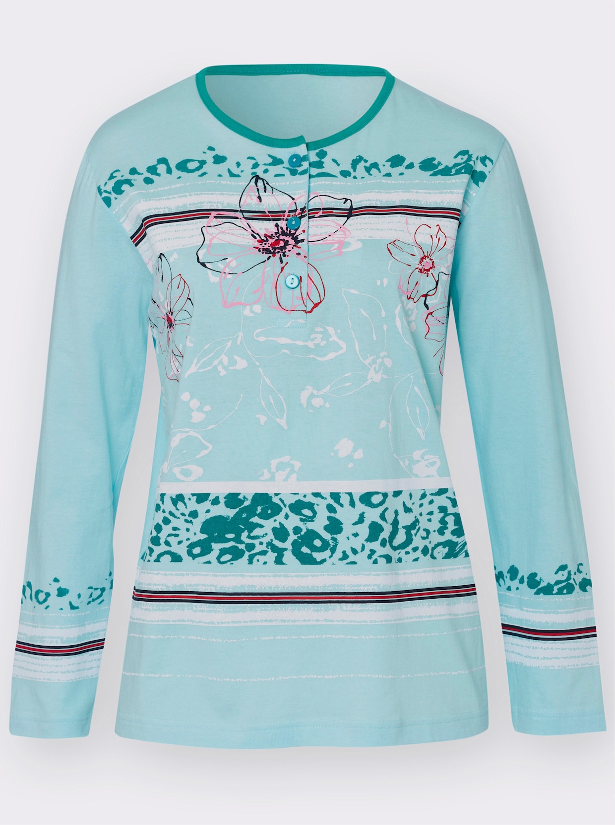 Top Ten Pyjama - mint geprint