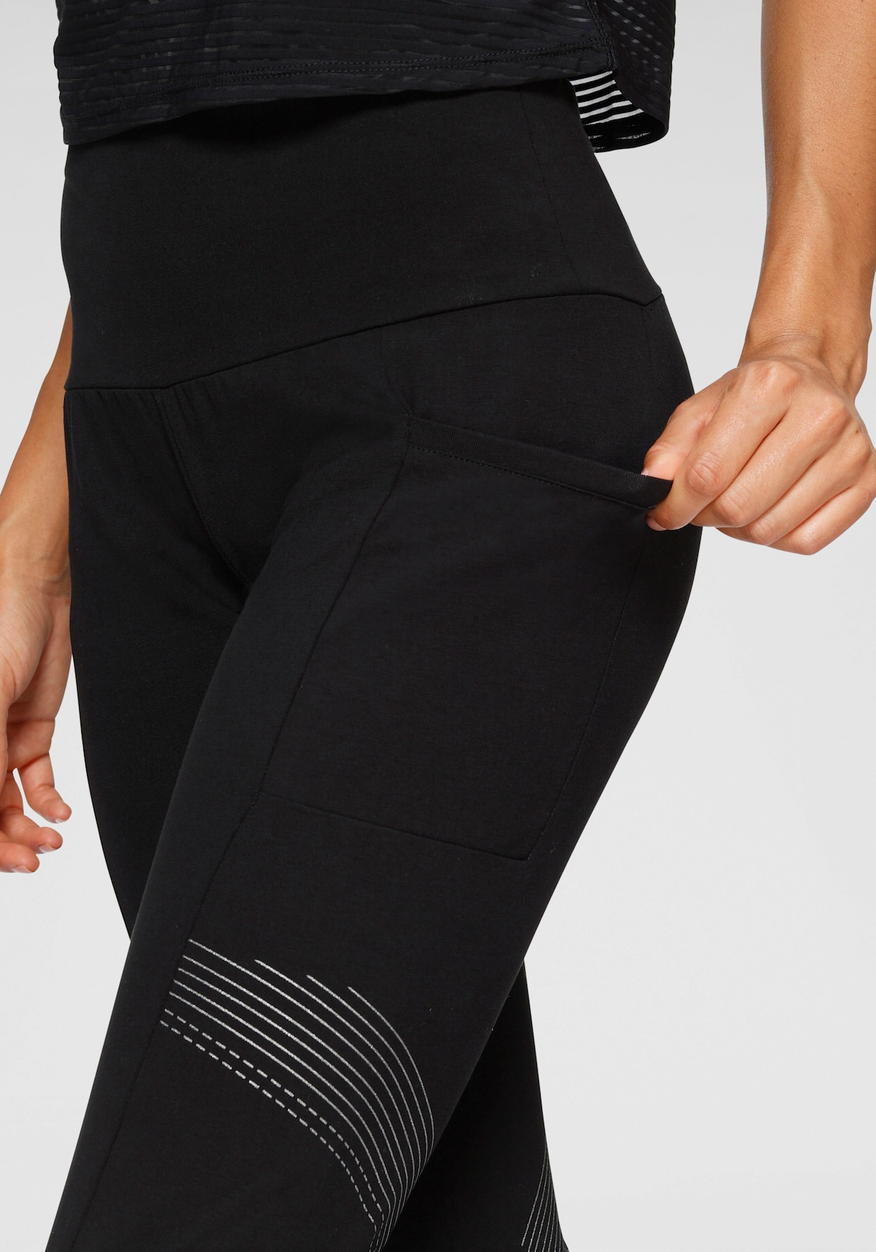 LASCANA ACTIVE Legging corsaire - noir