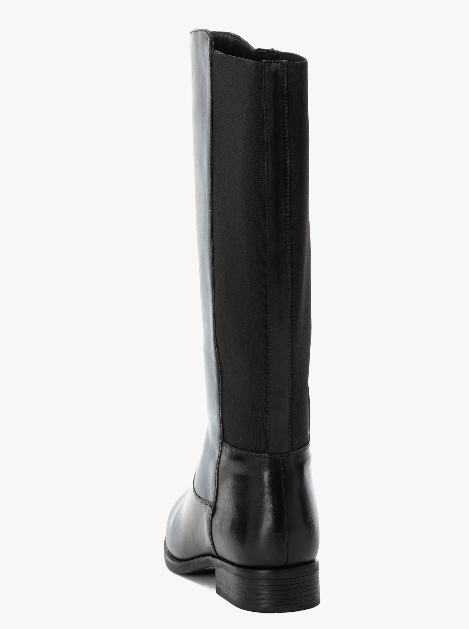 sheego Laars met wijde schacht en stretchinzet, in 3 schachtwijdten - zwart