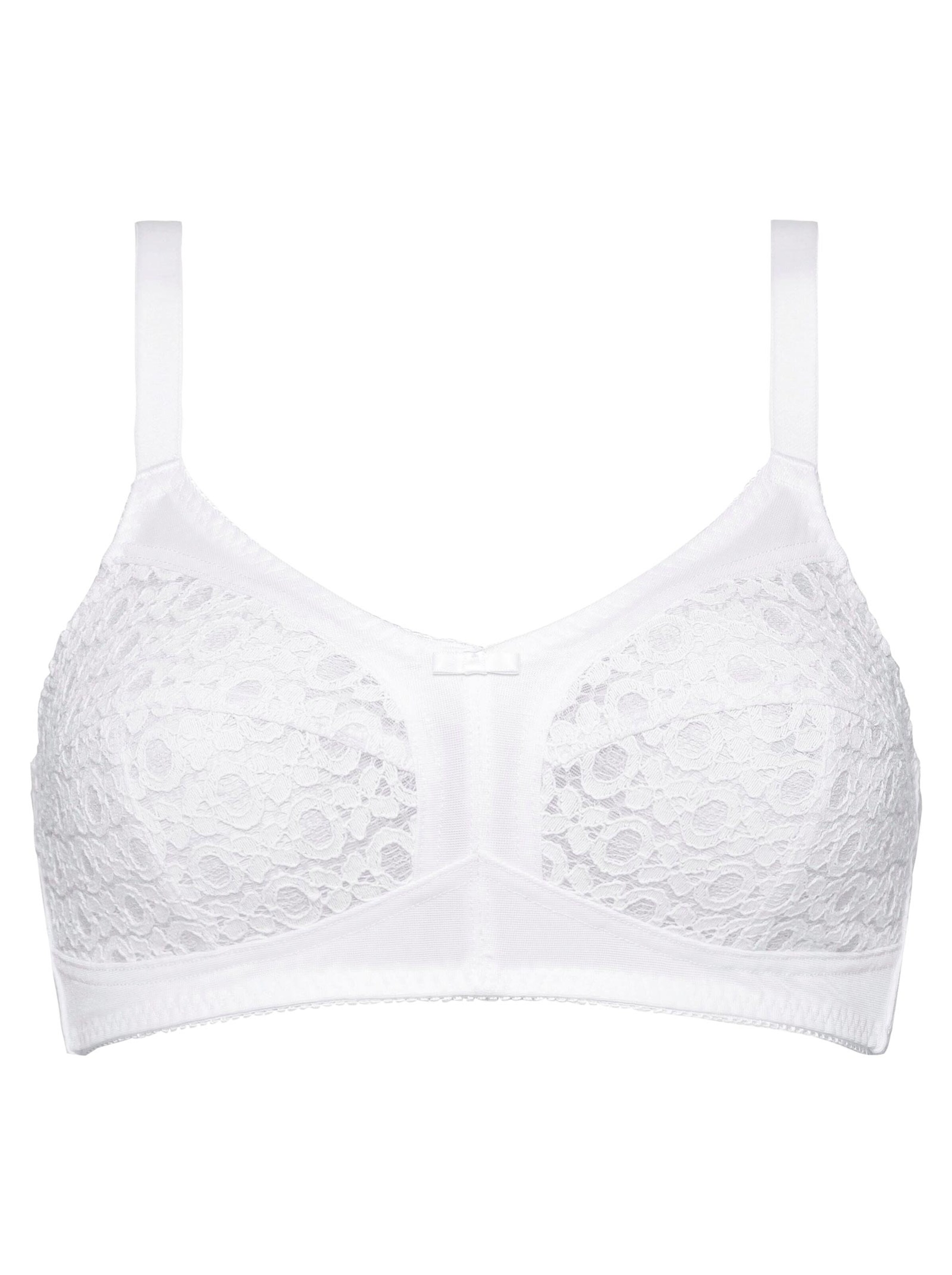 wäschepur BH ohne Bügel - weiß