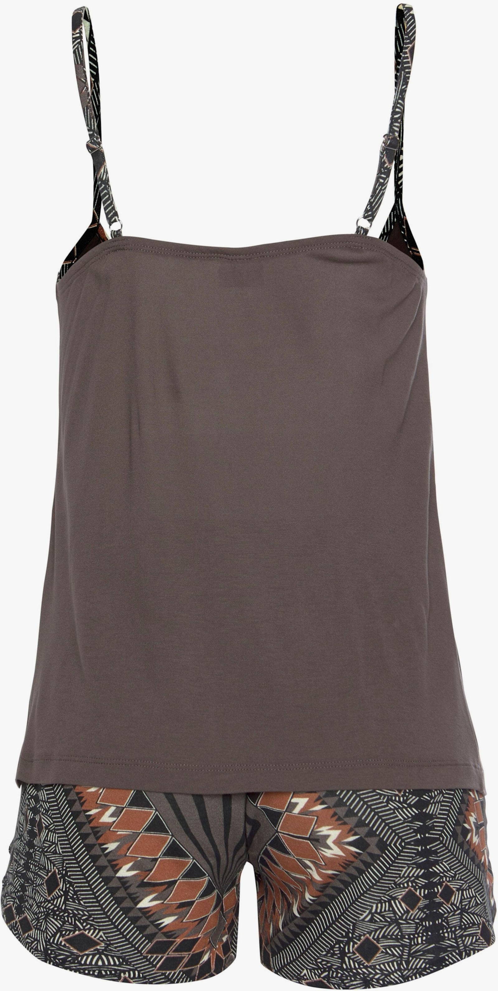 LASCANA Shorty - braun-gemustert