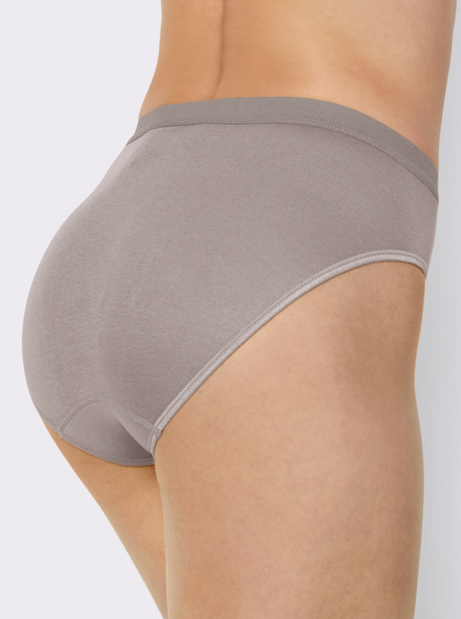 wäschepur Slip met elastische boorden - zand