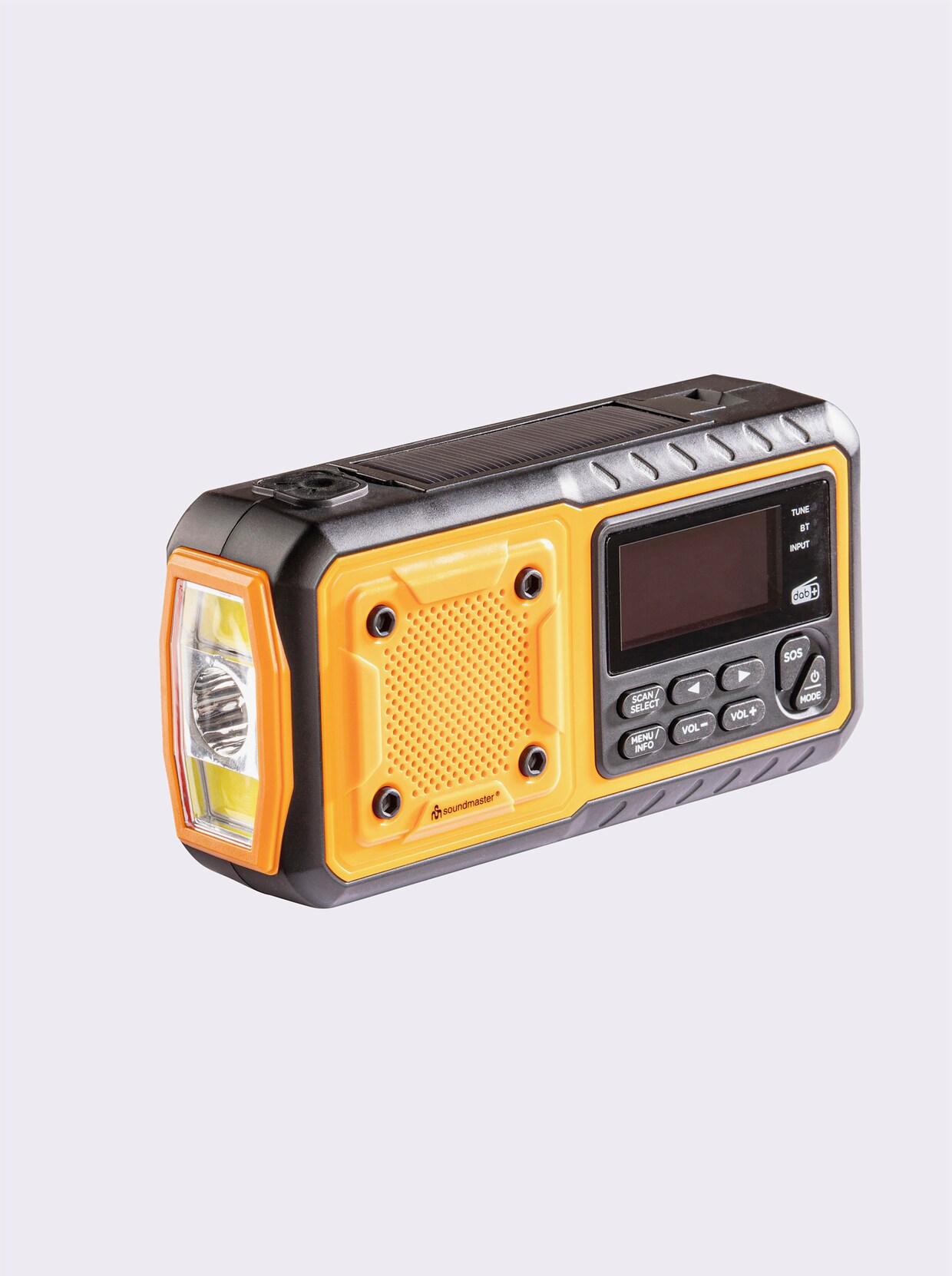 soundmaster Radio retro - orange-noir