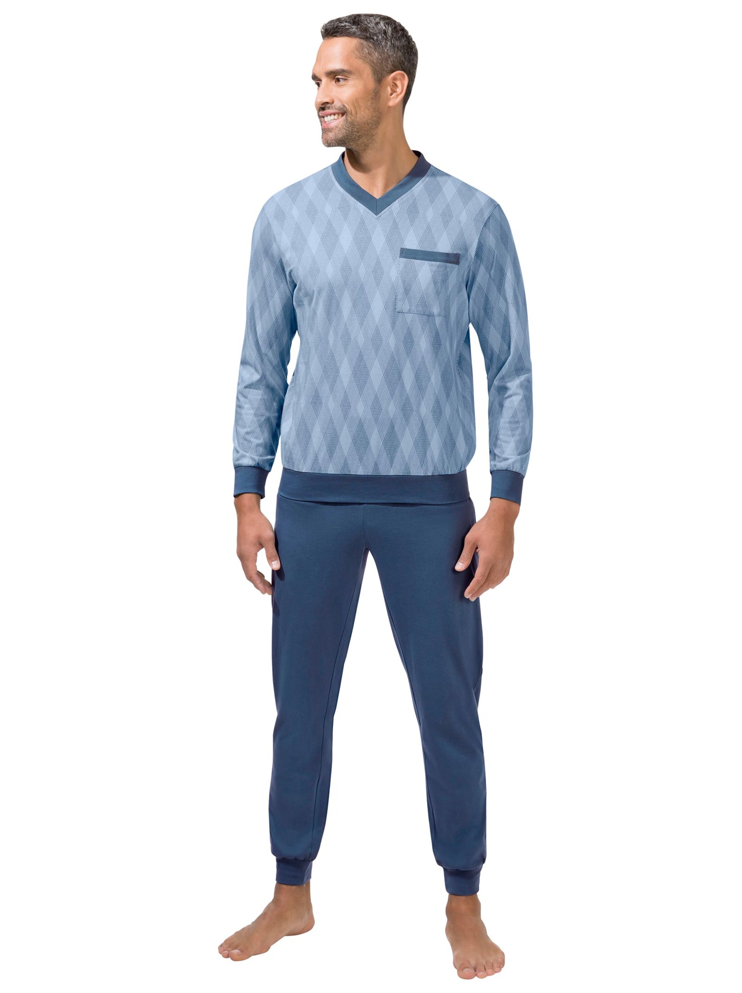 KINGsCLUB Schlafanzüge - mint + blau