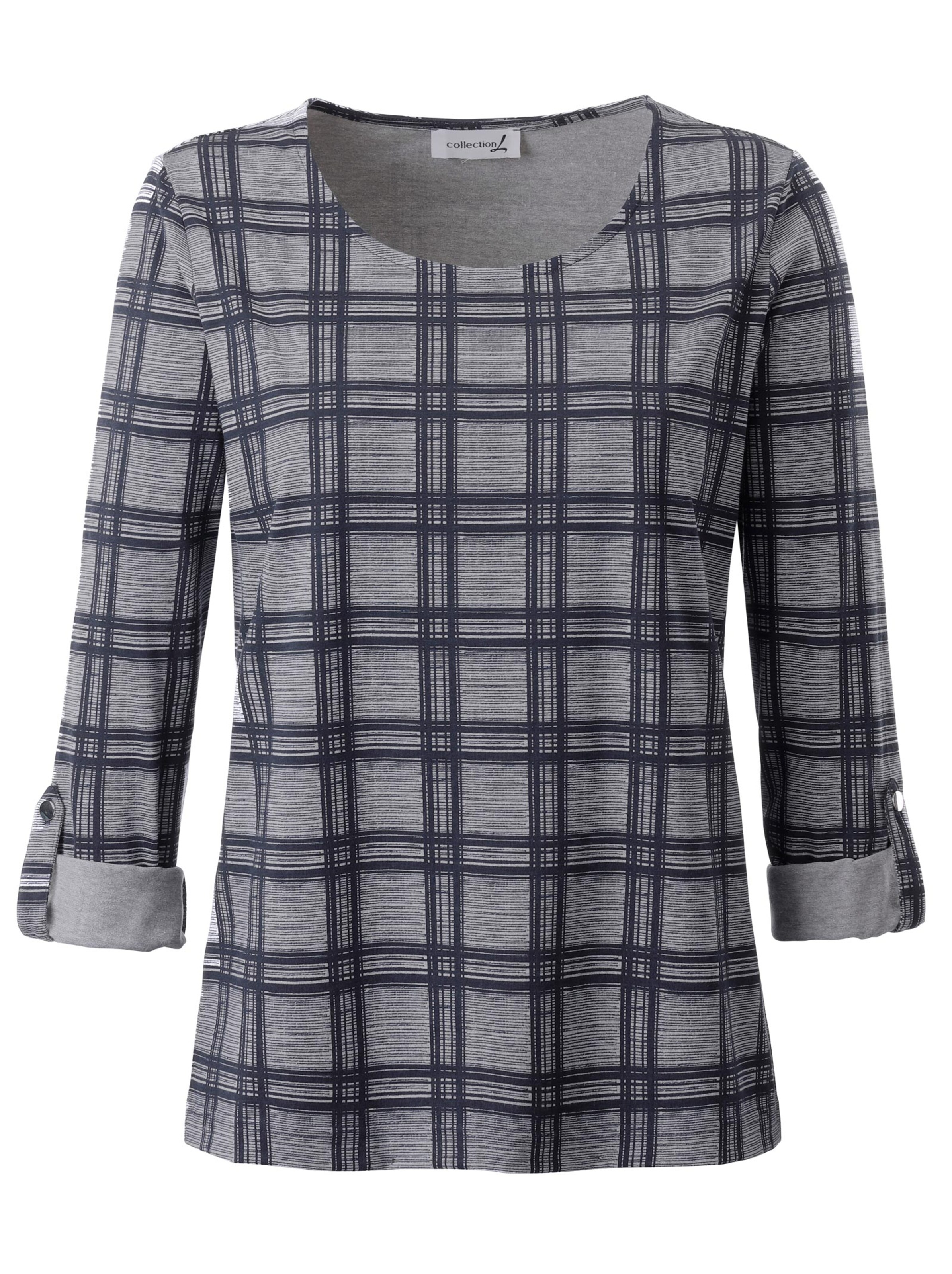 Collection L Shirt - marine-kariert