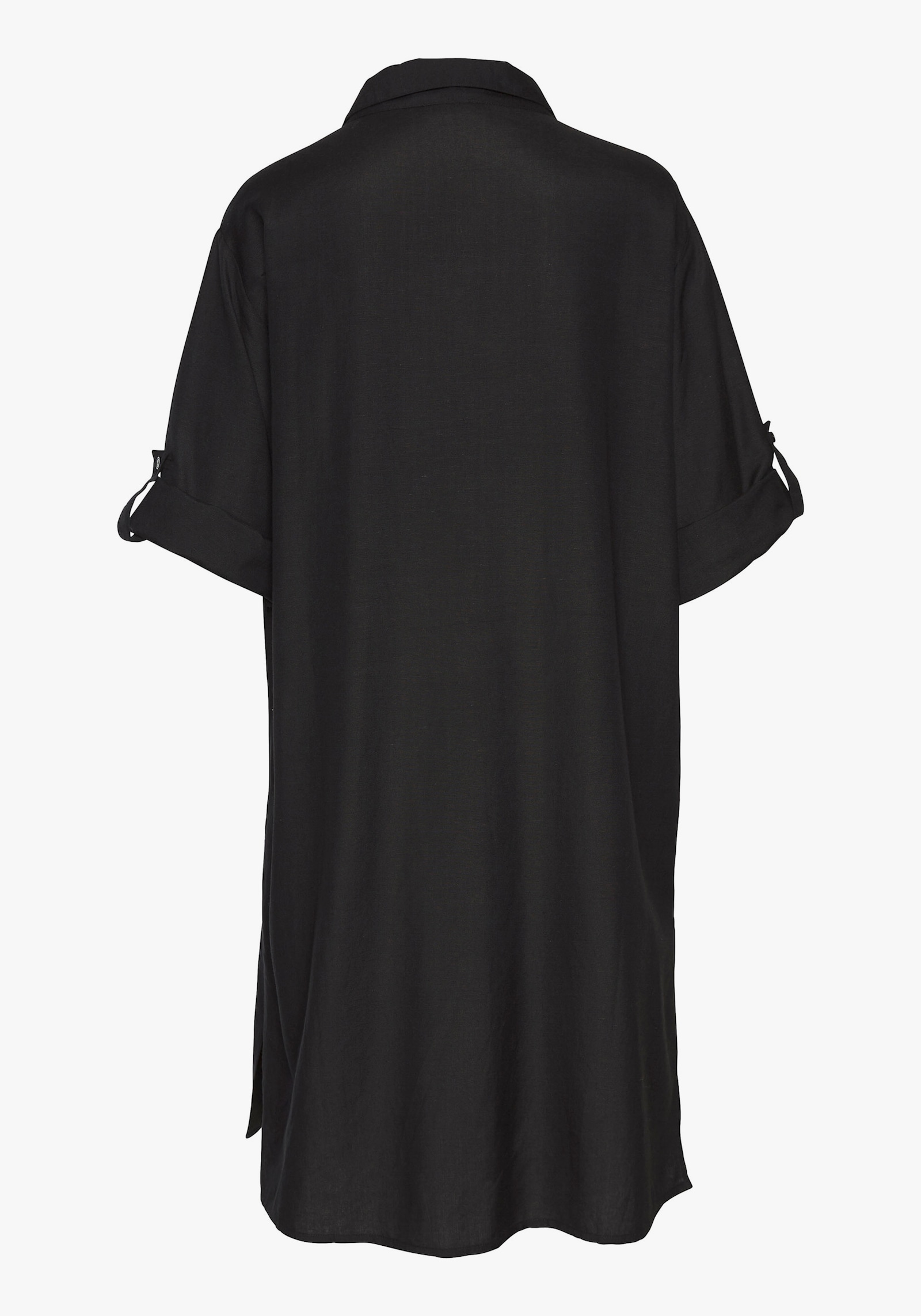 LASCANA Chemisier long - noir