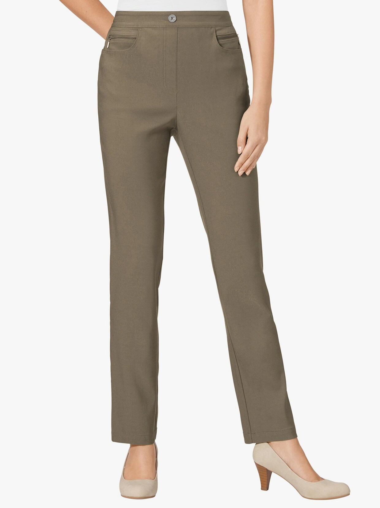 Stretch-Hose - khaki