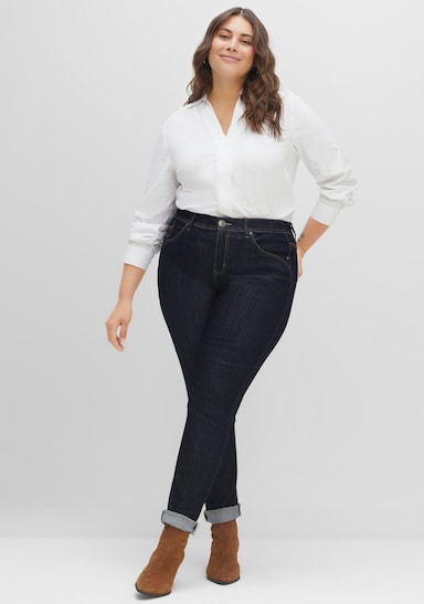 sheego Jeans - blue black denim