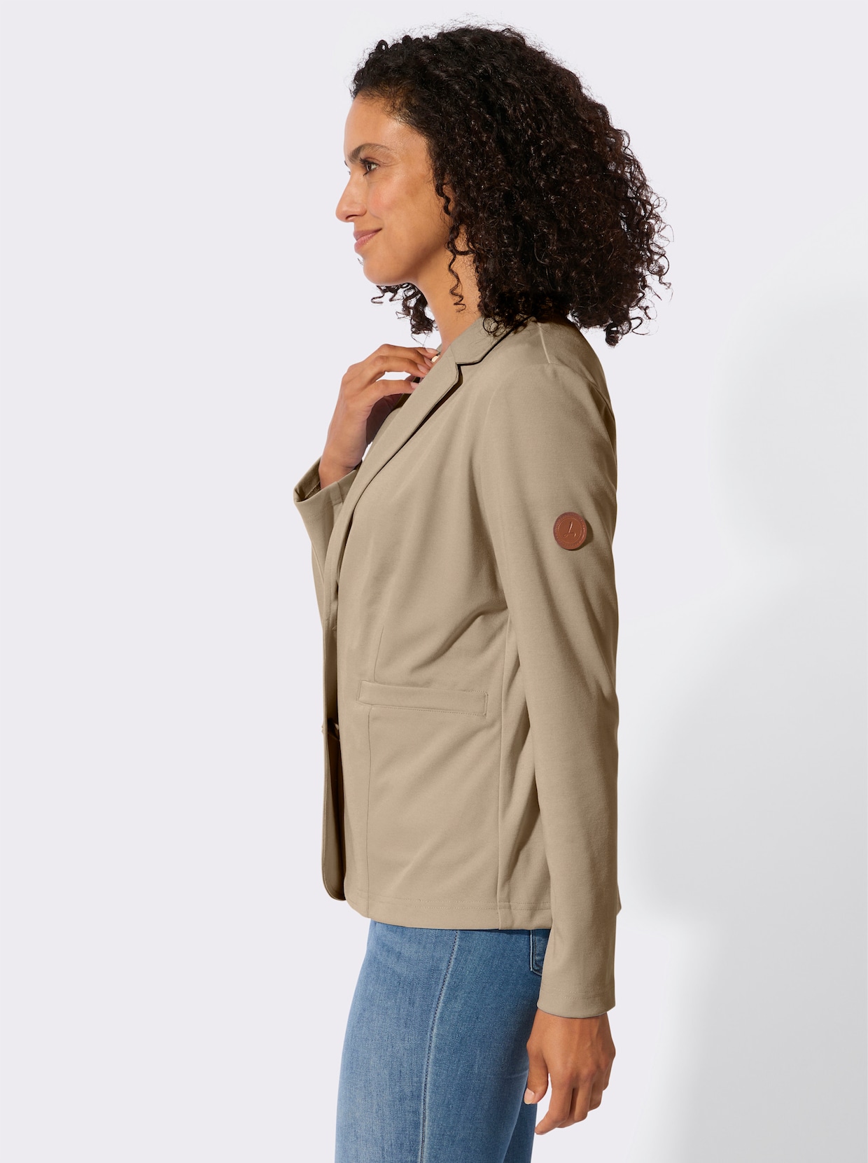 Jerseyblazer - beige
