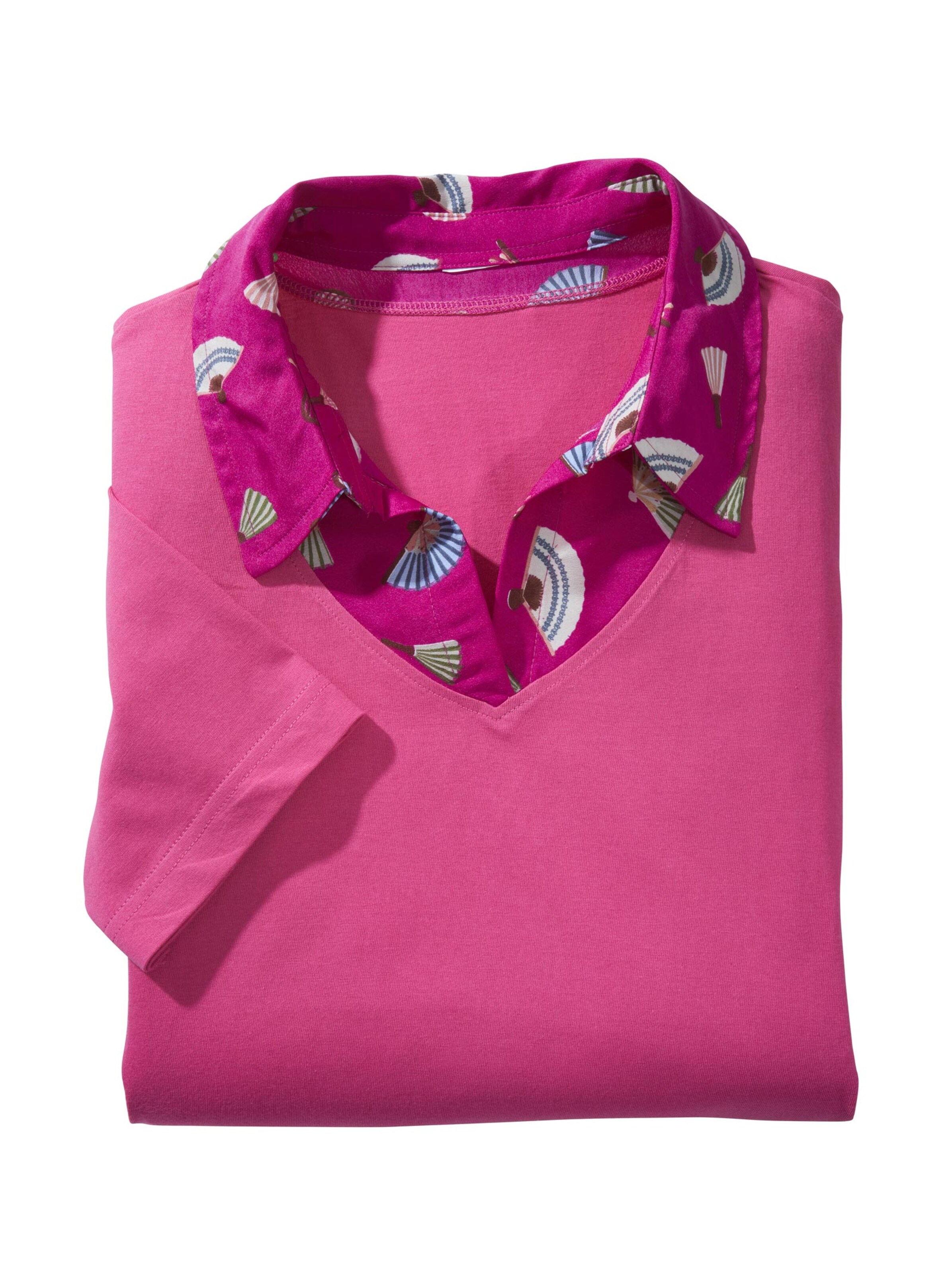 Shirt - fuchsia-bedruckt