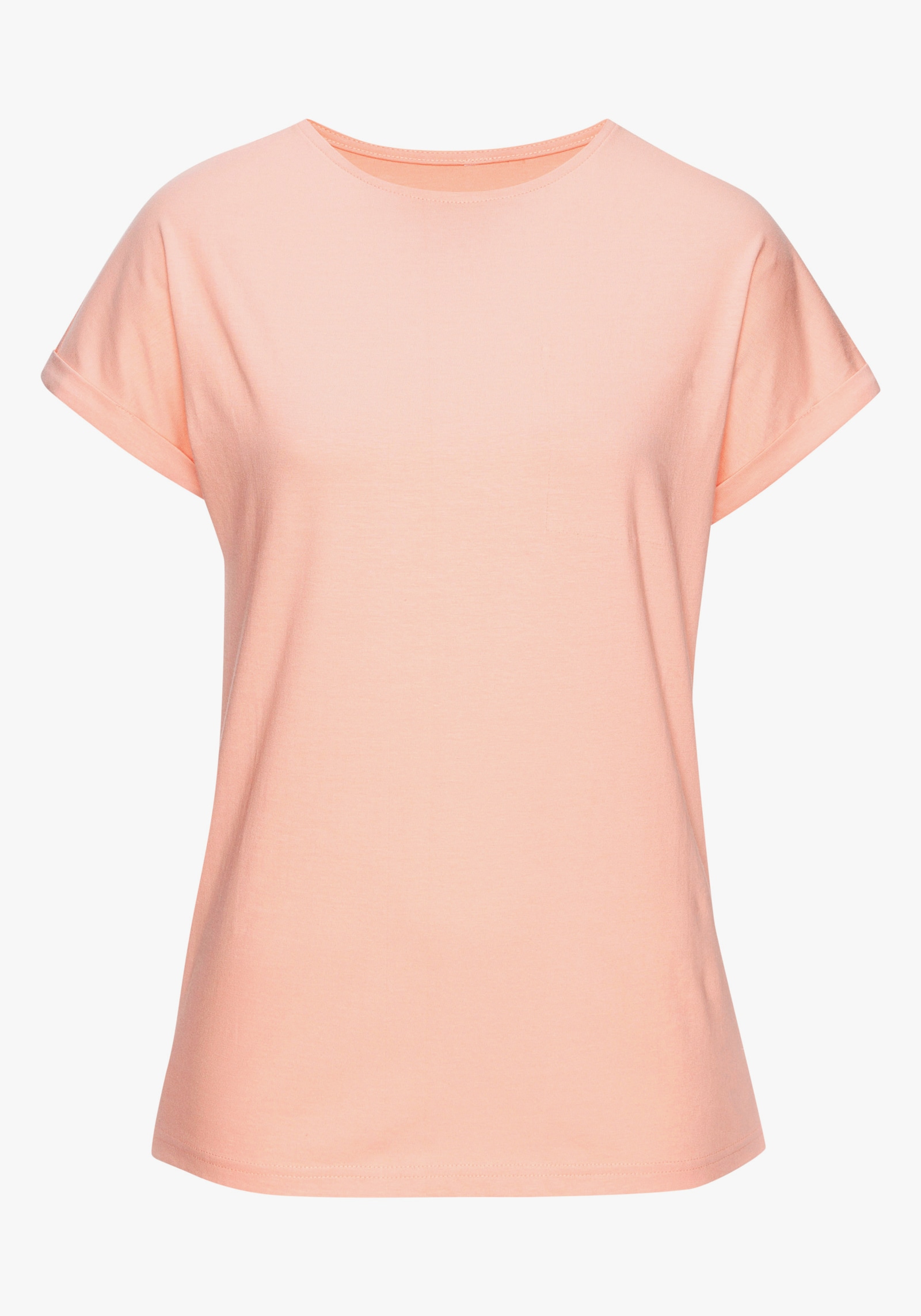Vivance T-Shirt - peach / offwhite