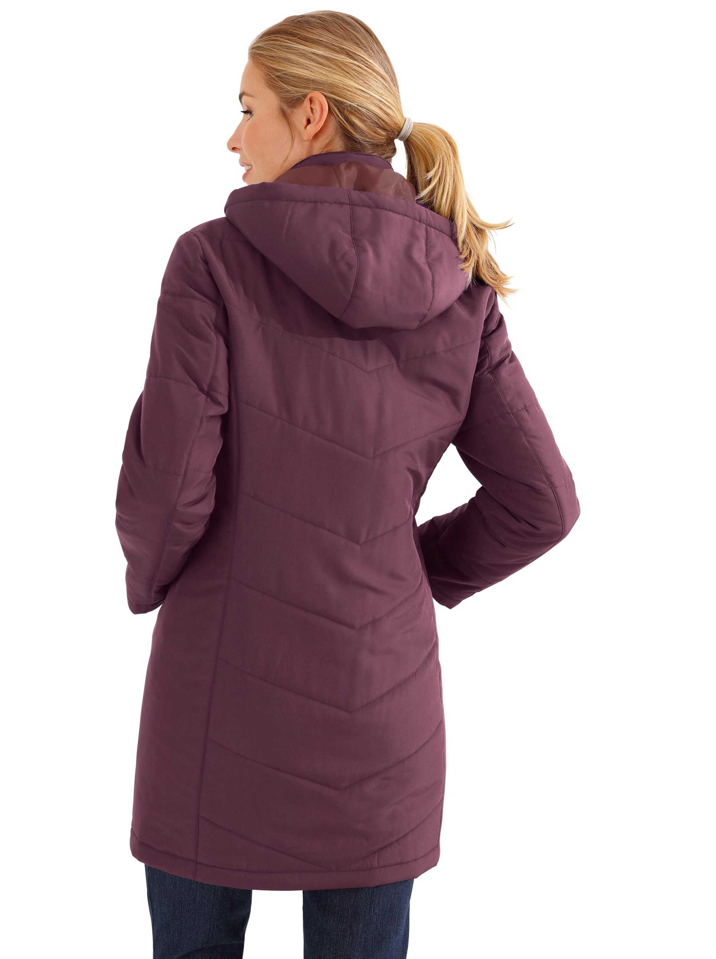 Longjacke - bordeaux