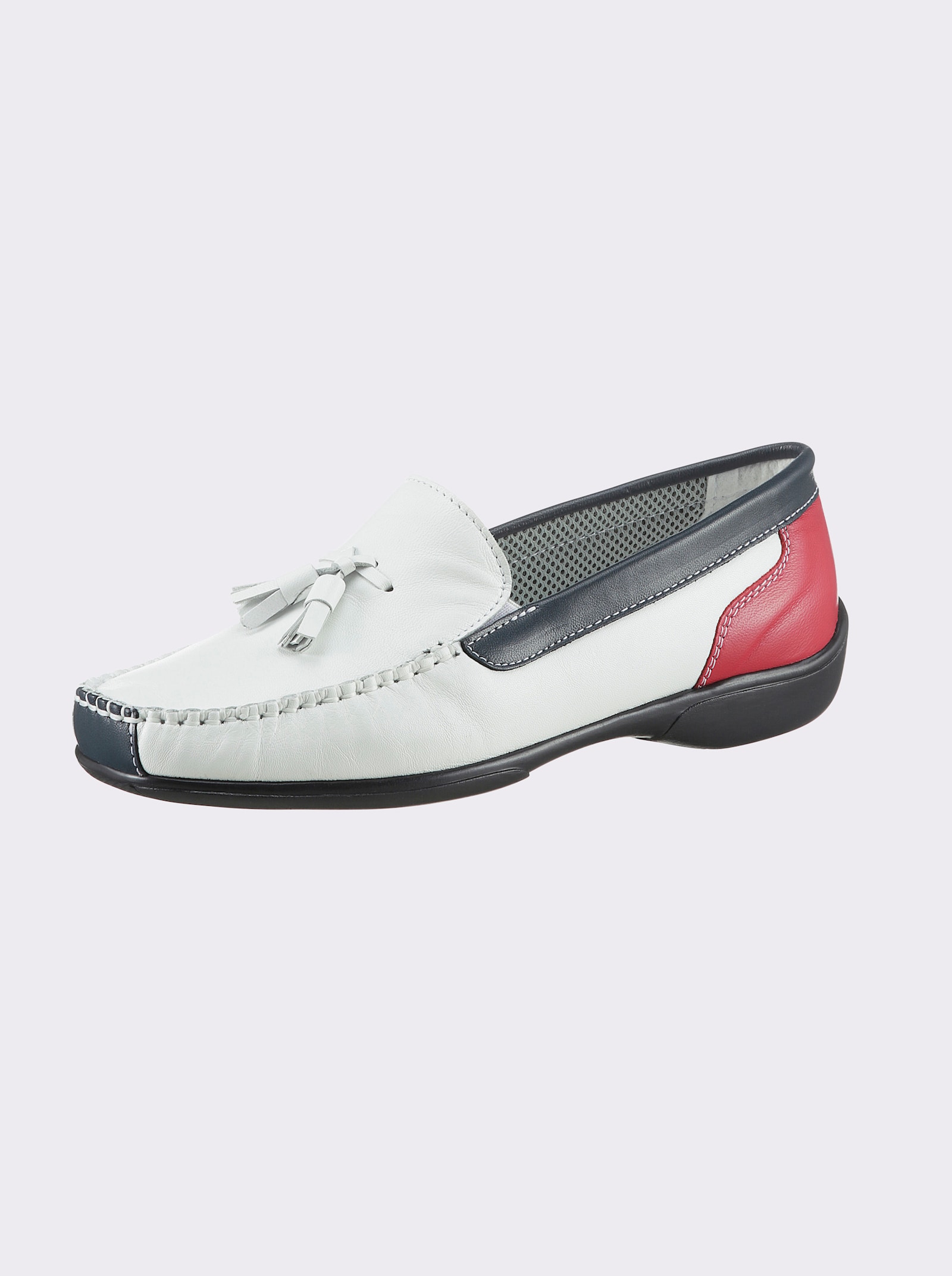 airsoft comfort+ Mokassin - weiß