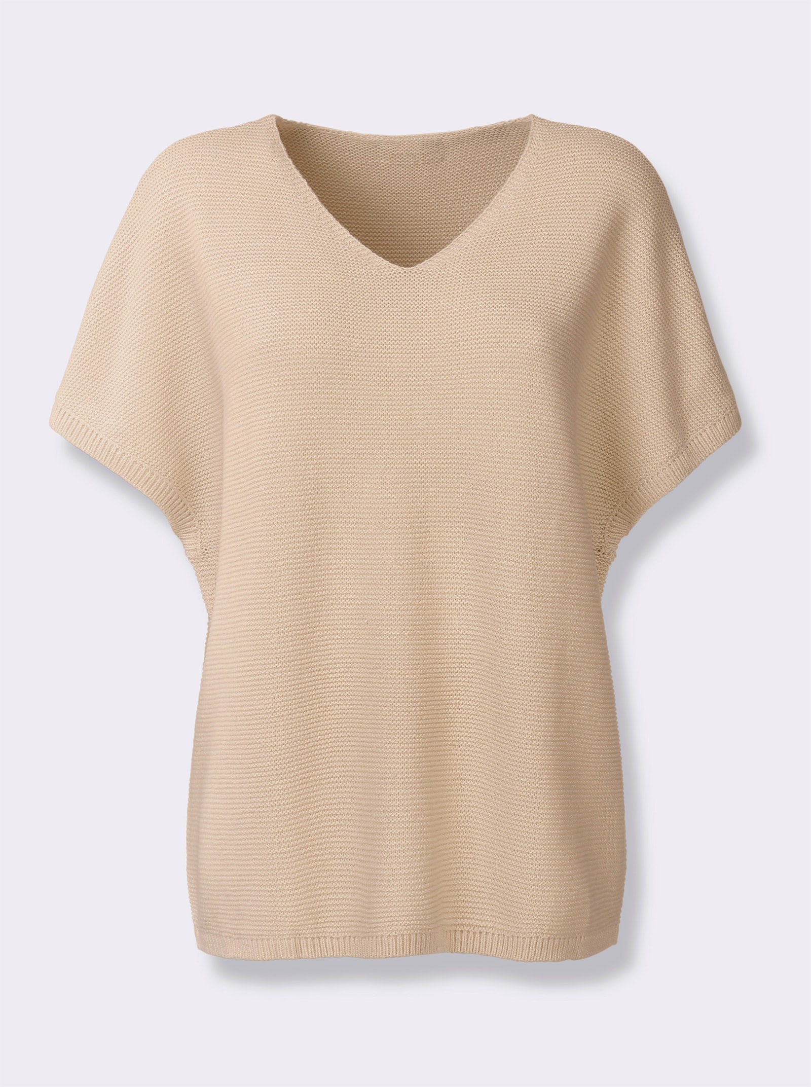 heine Longpullunder im Linksstrick - elfenbein