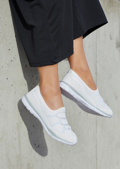 LASCANA Sneaker - weiß-grau